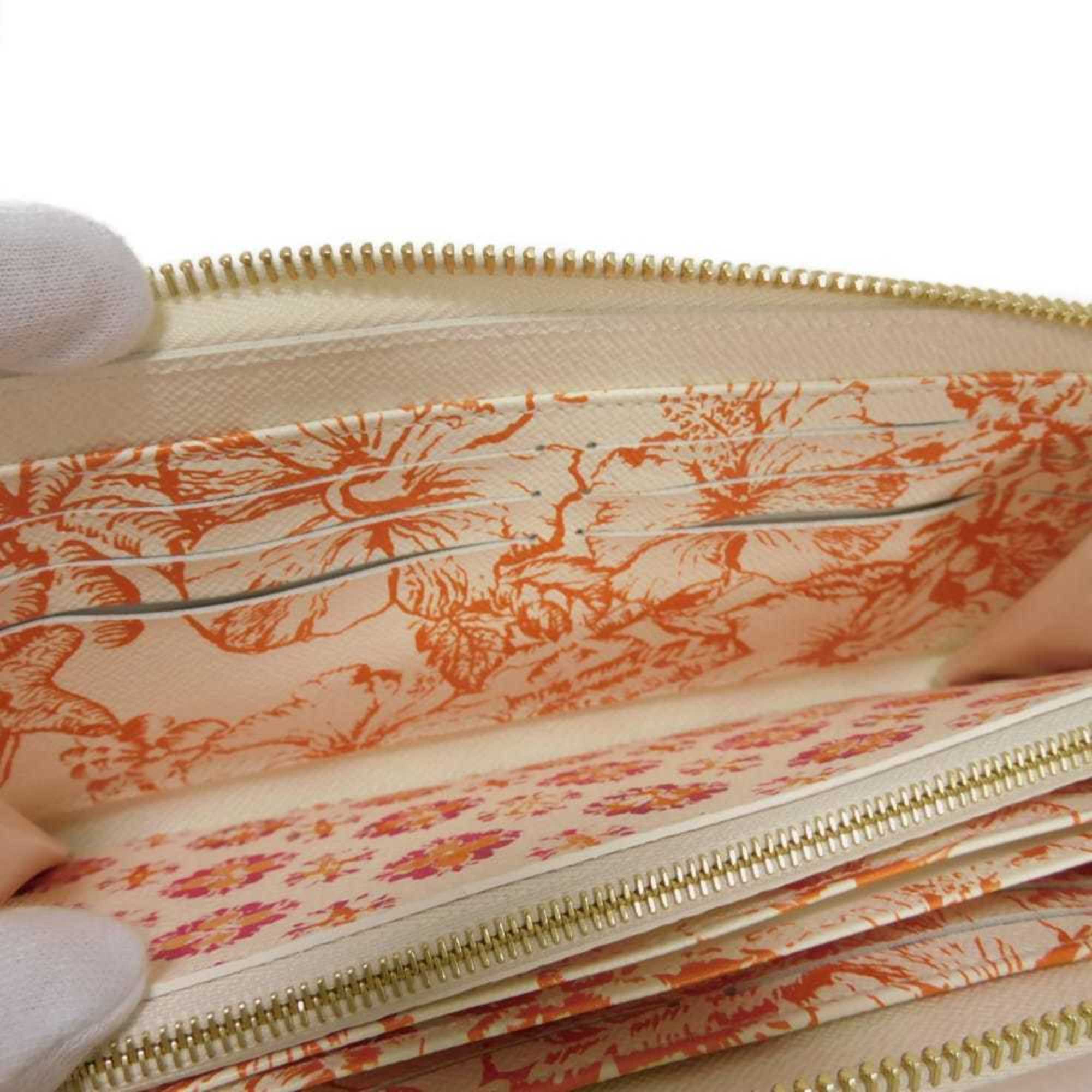 Louis Vuitton Coral Color Monogram Pink White Monogram Long Wallet (Bi-Fold) (Pre-Owned)