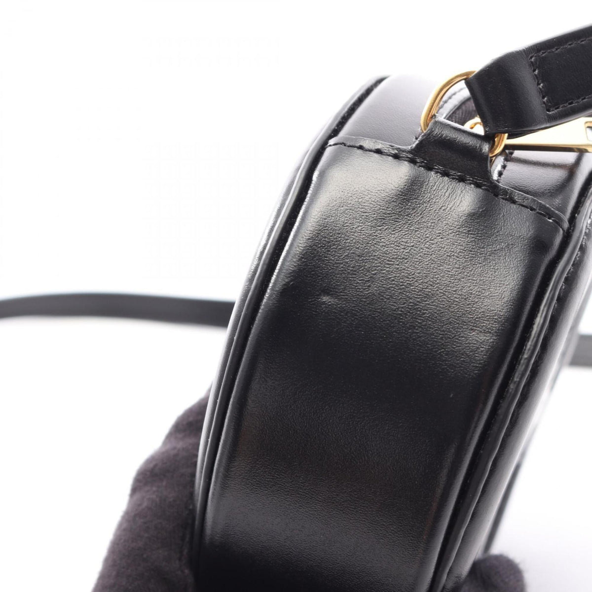 Celine Black Leather Handbag Shoulder Bag (Pre-Owned)