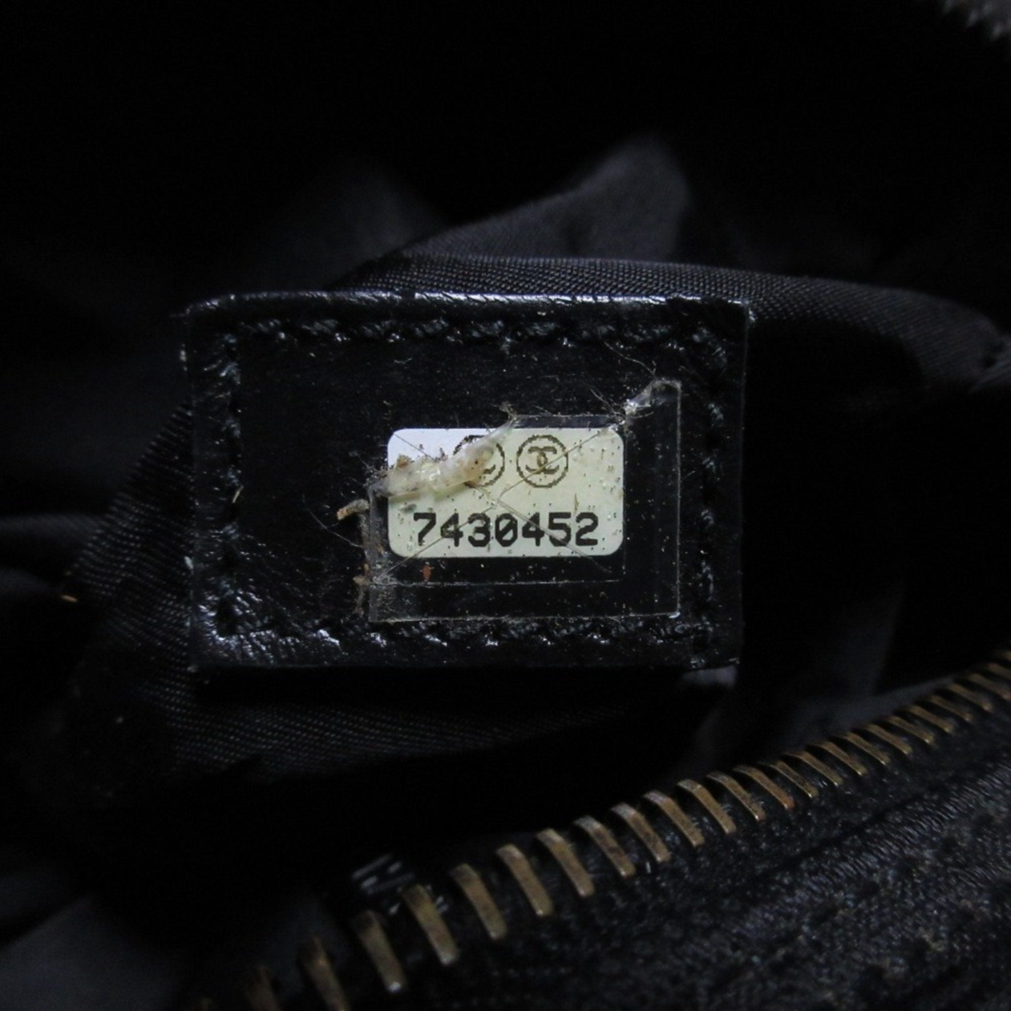 Chanel Black New Travel Line Boston Bag Handbag (Pre-Owned)