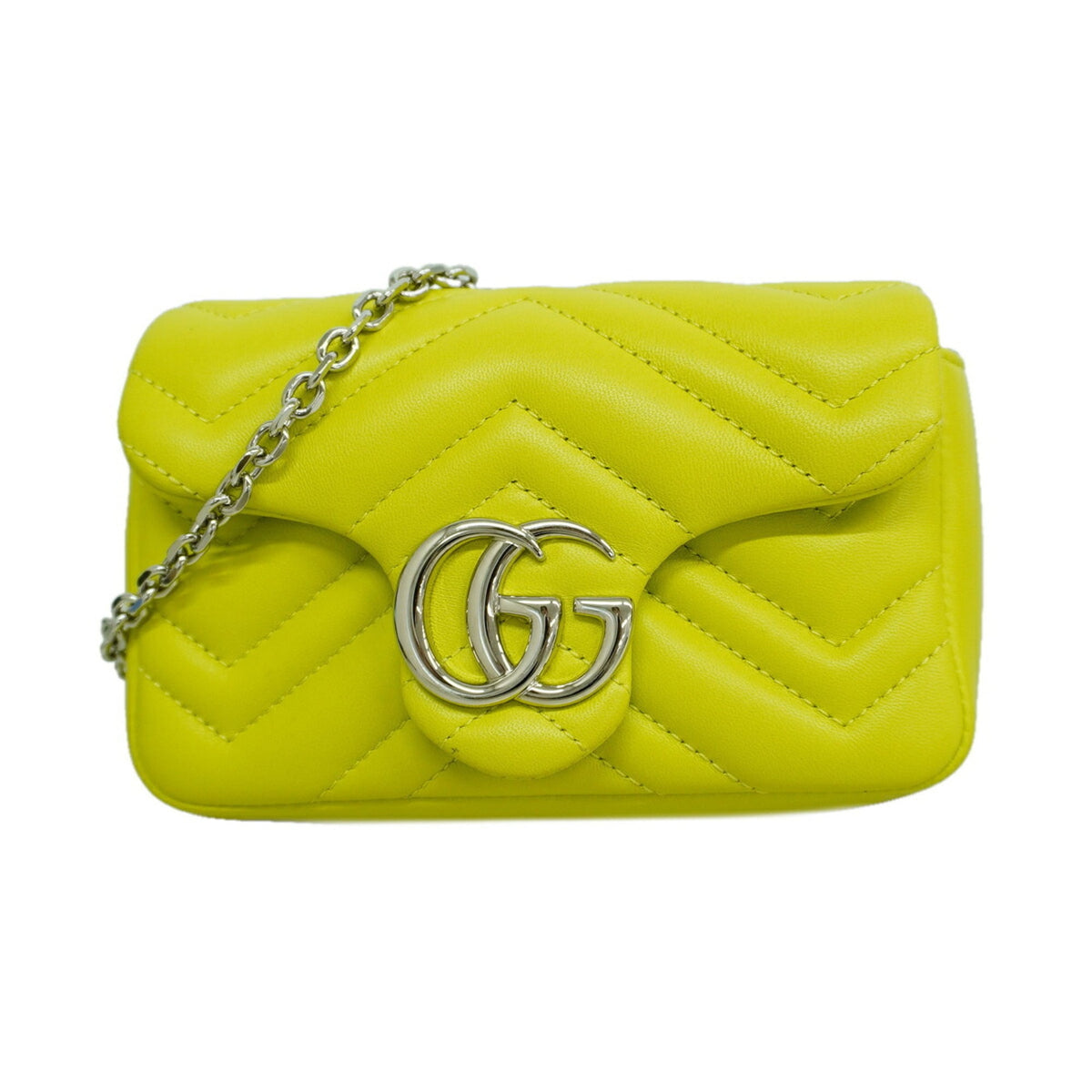 Gucci Green Leather Shoulder Bag (Pre-Owned)