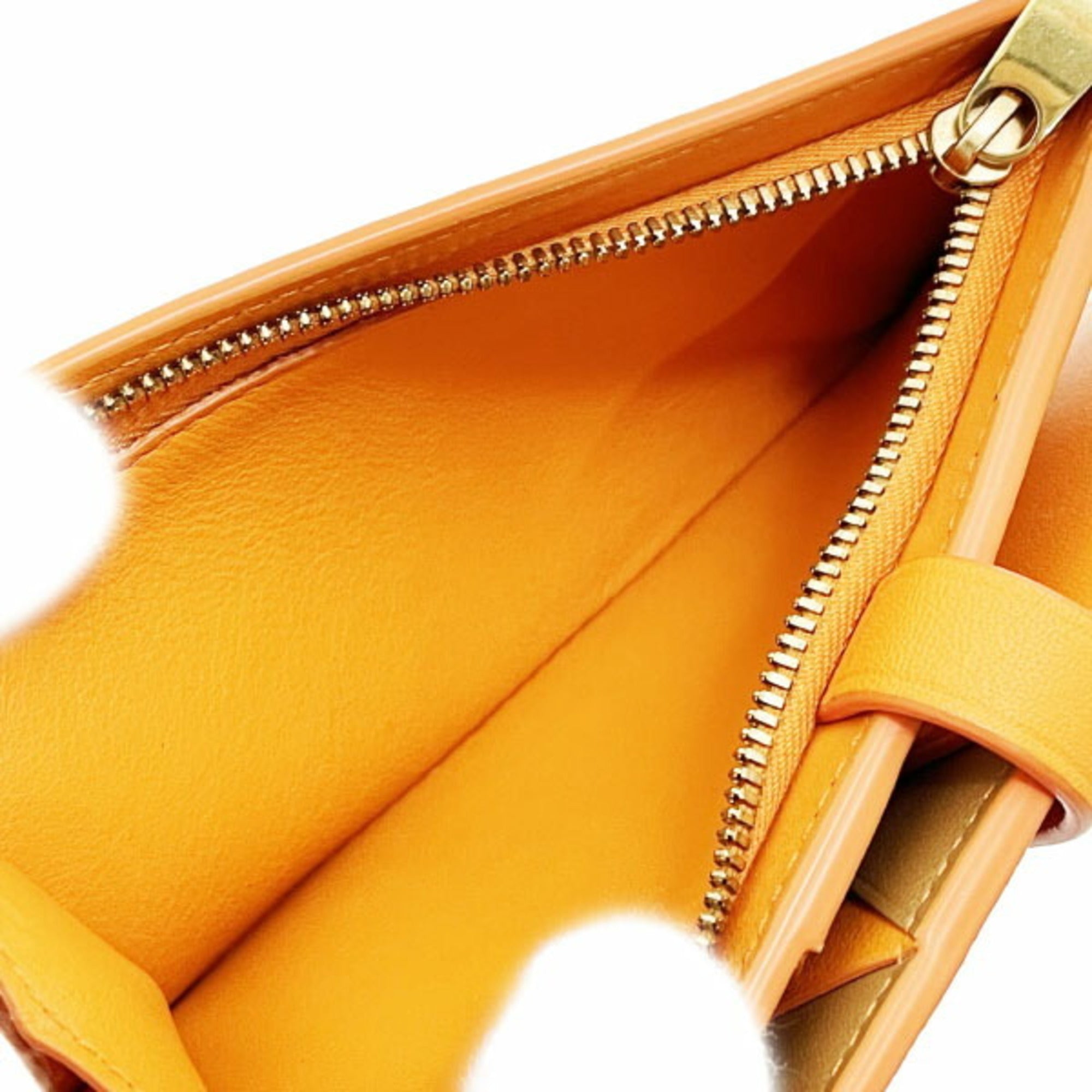 Bottega Veneta Light Brown Orange Leather Wallet (Bi-Fold) (Pre-Owned)