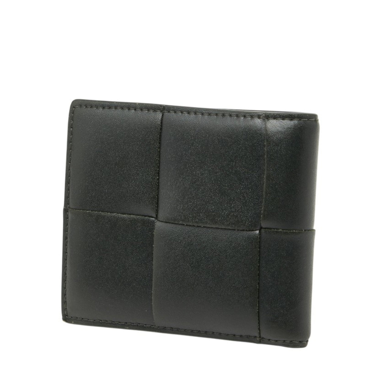 Bottega Veneta Khaki Leather Bill Wallet (Bi-Fold) (Pre-Owned)
