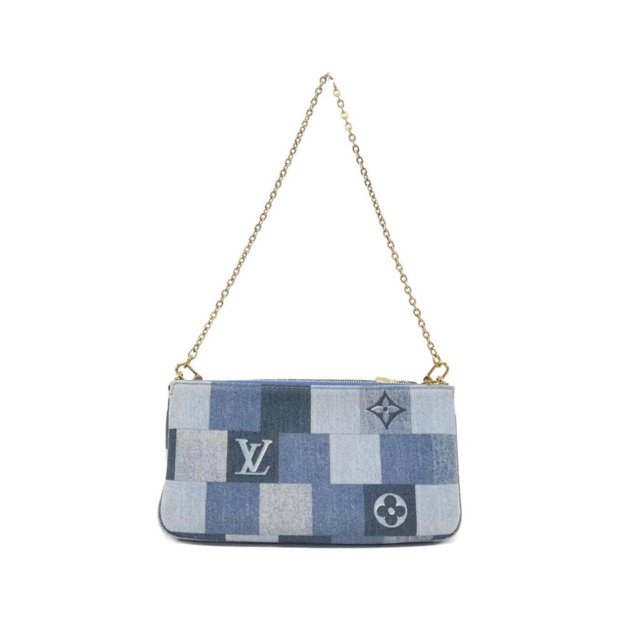 Louis Vuitton Rouge Canvas Pochette Pouch Shoulder Bag (Pre-Owned)