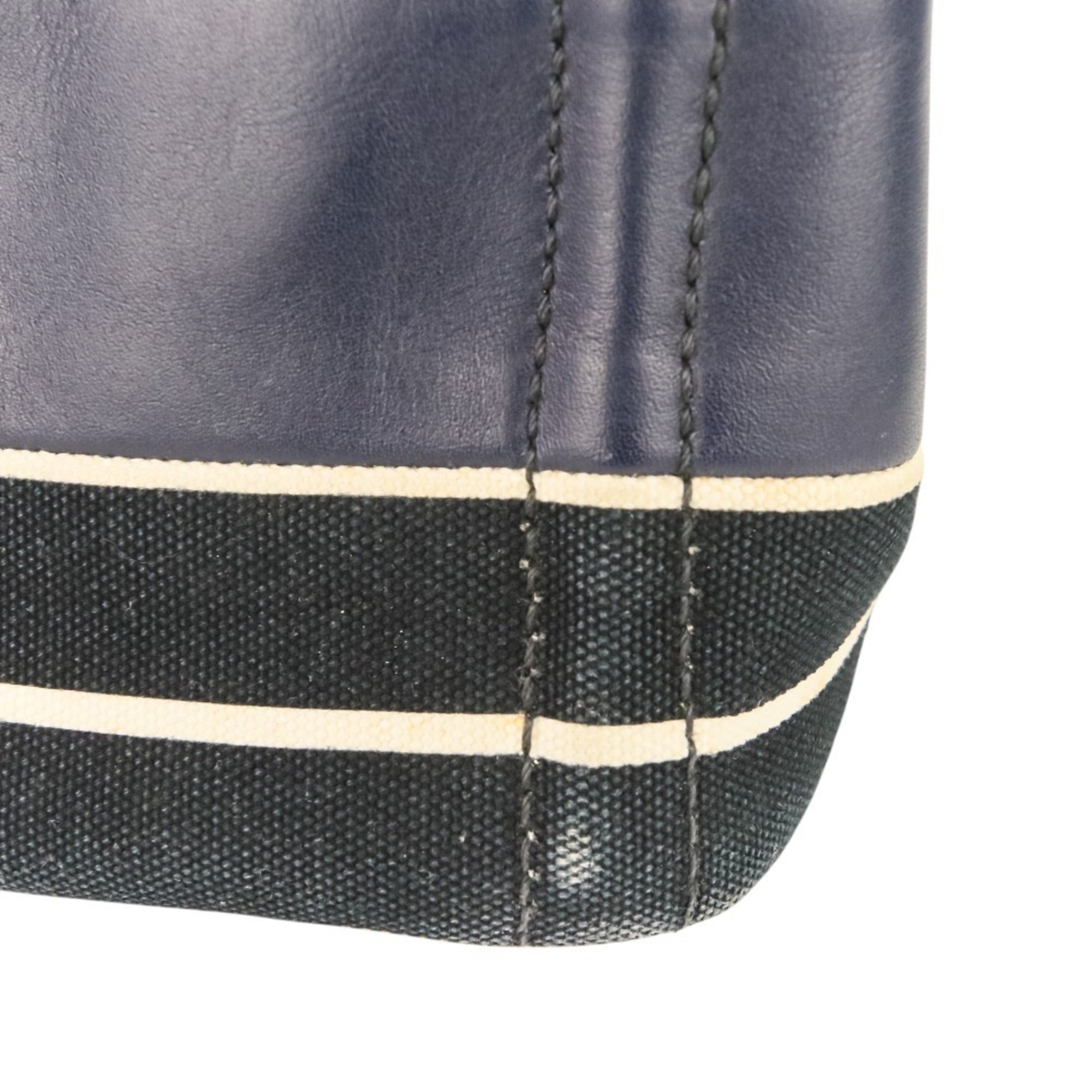 Prada Black Navy Handbag Shoulder Bag (Pre-Owned)