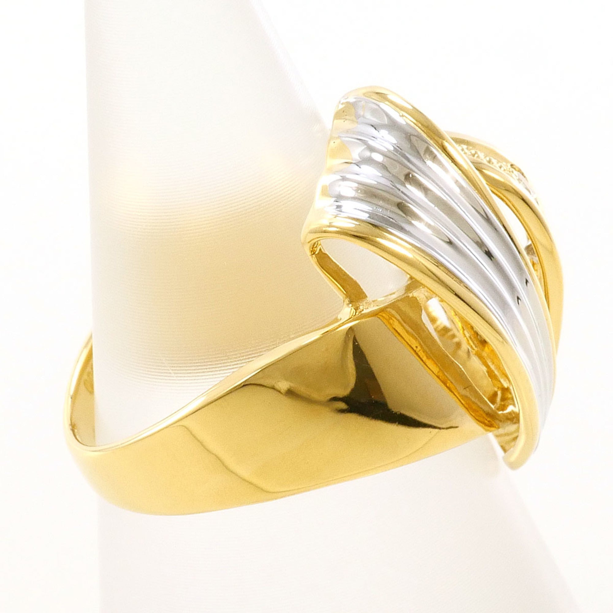 Unbranded Platinum Yellow Gold Yellow Gold (18K) Platinum 900 Band Ring (Pre-Owned)