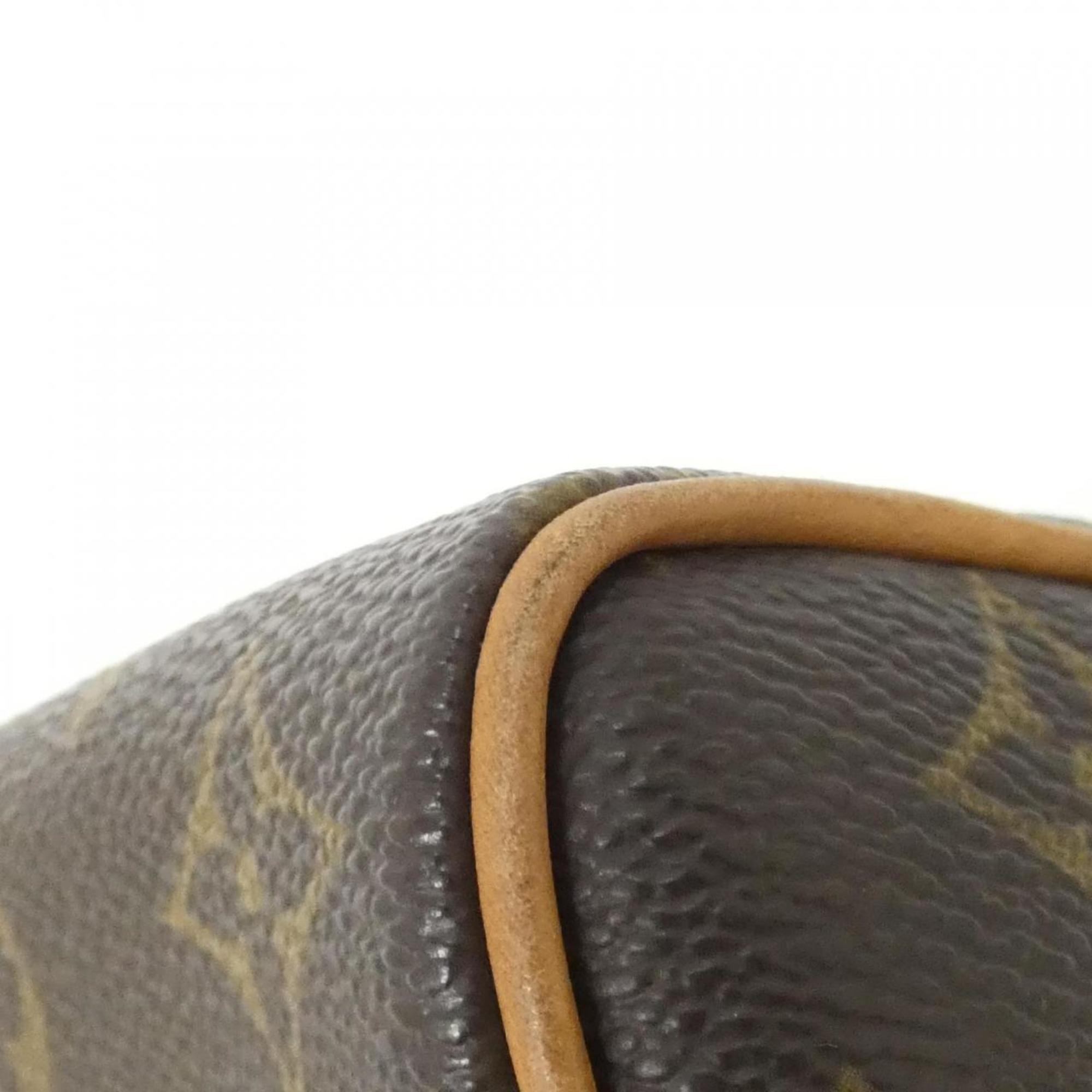Louis Vuitton Monogram Marron Coated Canvas Handbag (Pre-Owned)