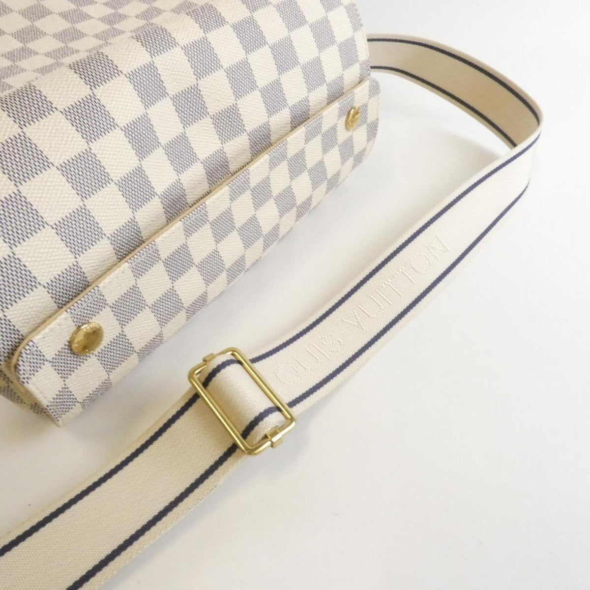 Louis Vuitton Azur Coated Canvas Shoulder Bag (Pre-Owned)