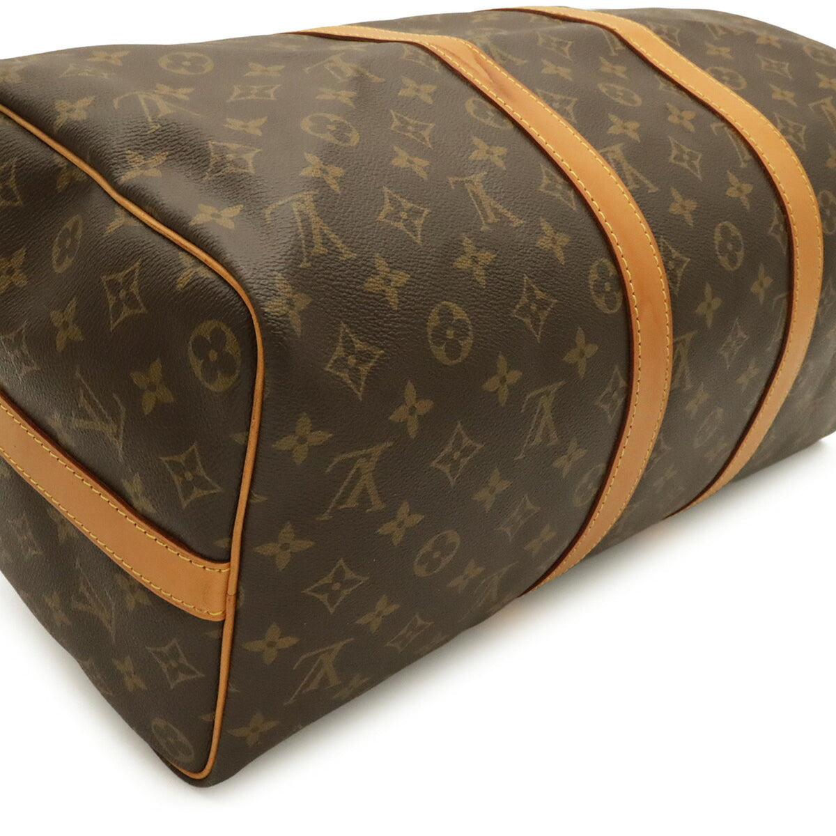 Louis Vuitton Brown Monogram Monogram Boston Bag Handbag Shoulder Bag (Pre-Owned)