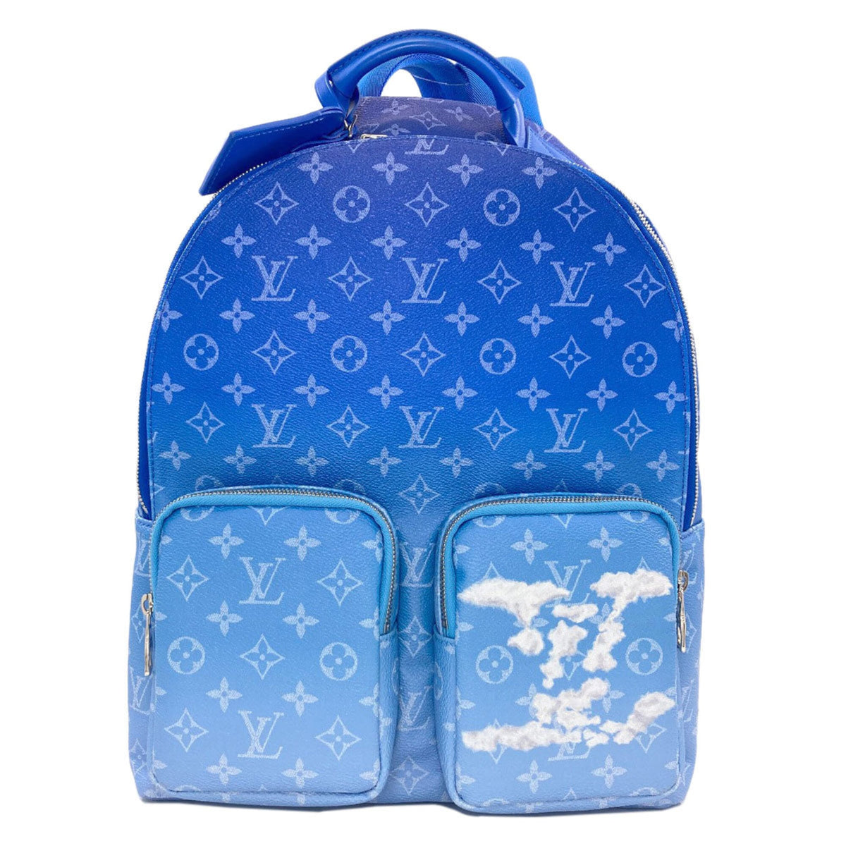 Louis Vuitton Blue Monogram Monogram Canvas Backpack (Pre-Owned)