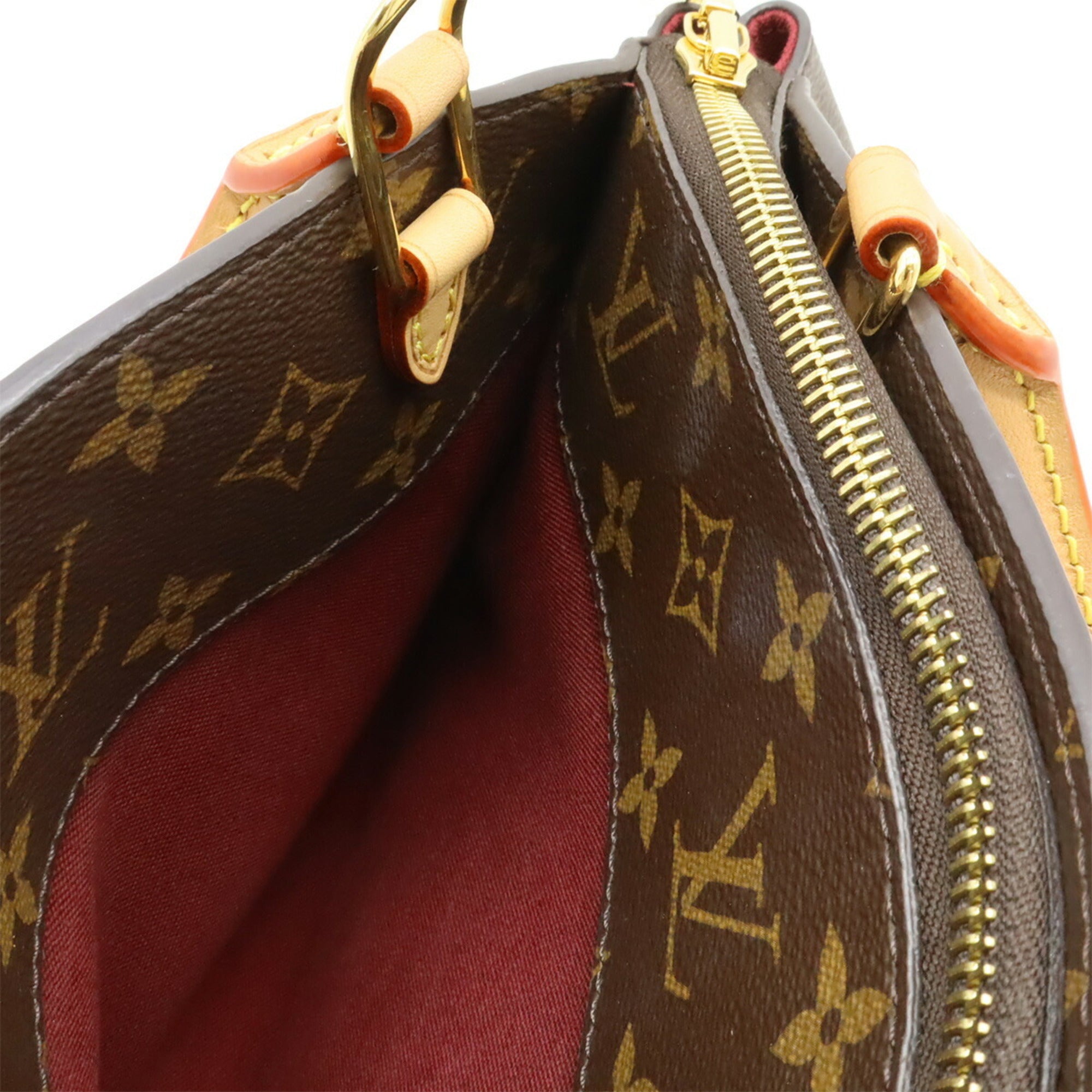 Louis Vuitton Brown Monogram Monogram Canvas Pvc Coated Canvas Handbag Shoulder Bag (Pre-Owned)