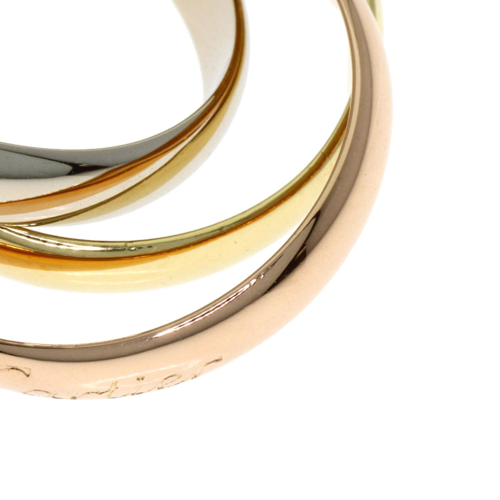 Cartier Trinity Yellow Gold (18K) Pink Gold (18K) White Gold (18K) Band Ring (Pre-Owned)