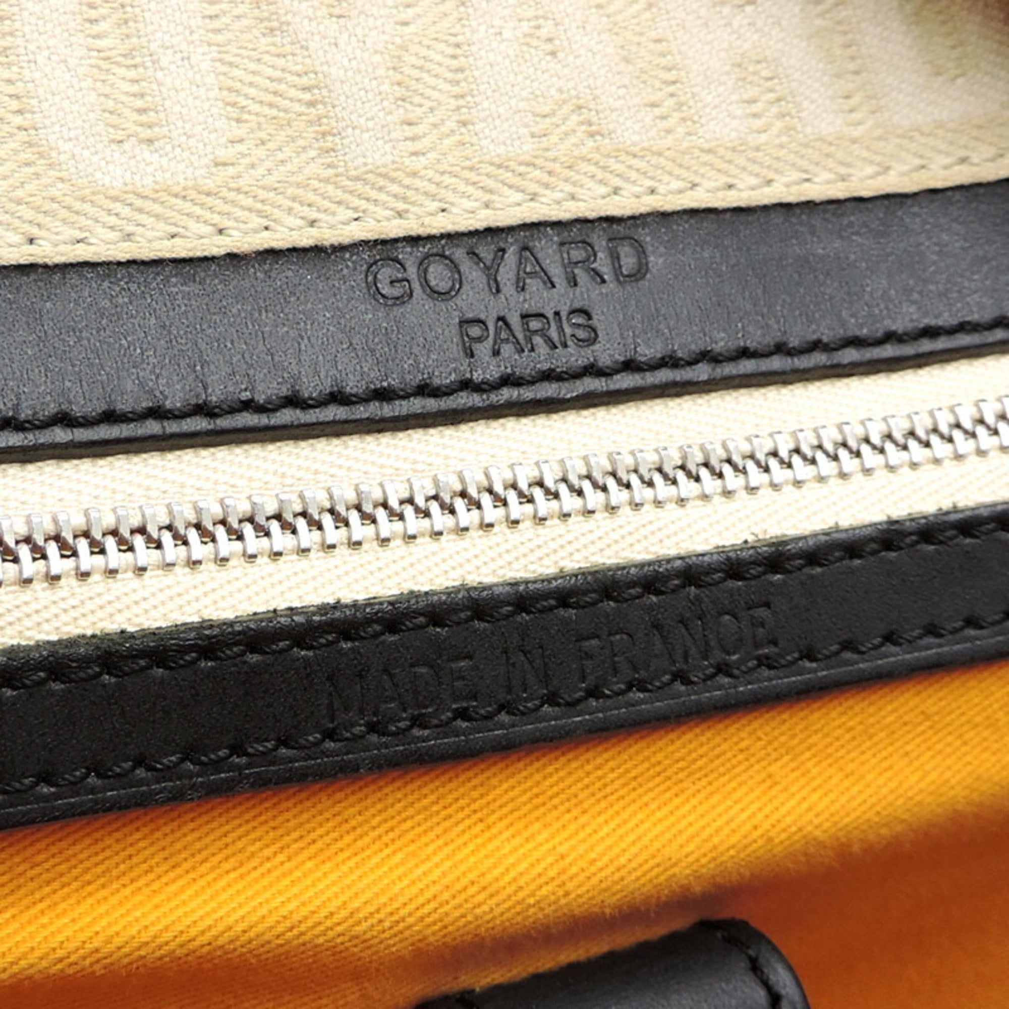 Goyard Black Coated Canvas Boston Bag (Pre-Owned)
