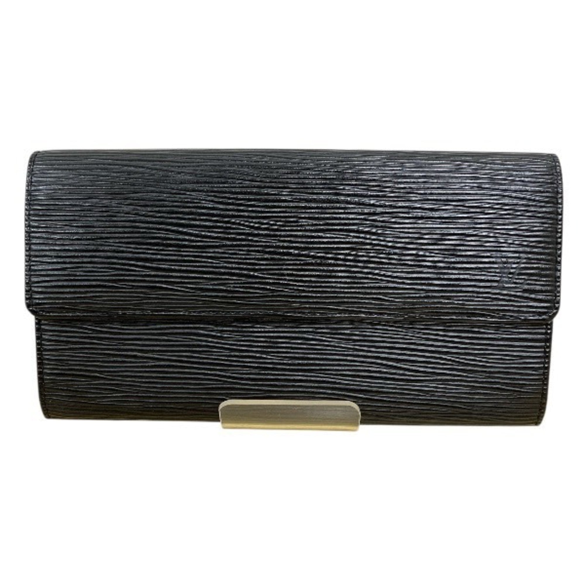 Louis Vuitton Black Noir Epi Leather Coin Purse/Coin Case (Pre-Owned)
