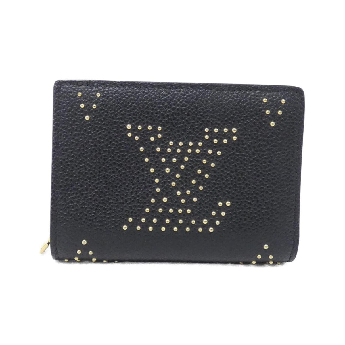 Louis Vuitton Black Leather Wallet (Bi-Fold) (Pre-Owned)