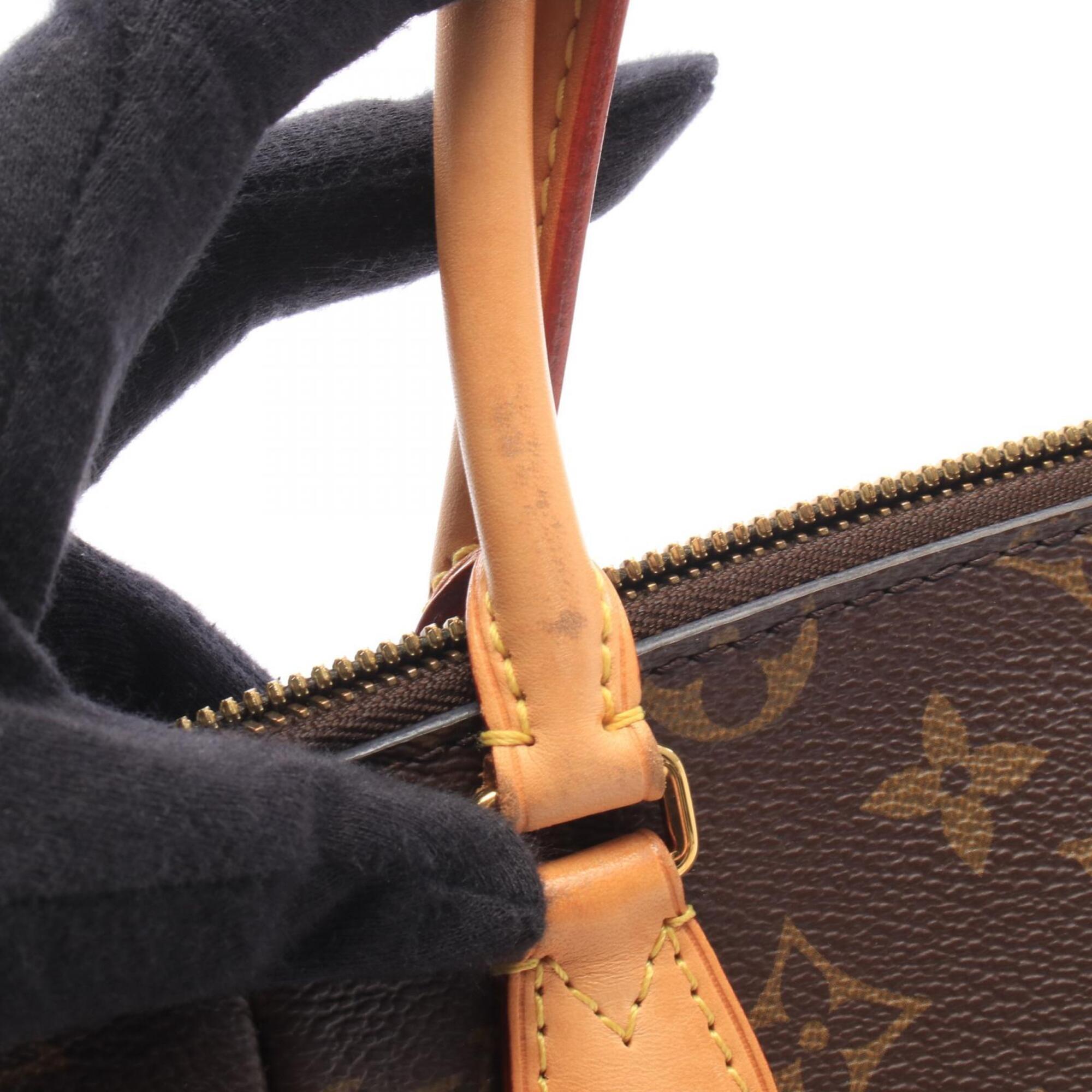 Louis Vuitton Brown Pvc Leather Handbag (Pre-Owned)