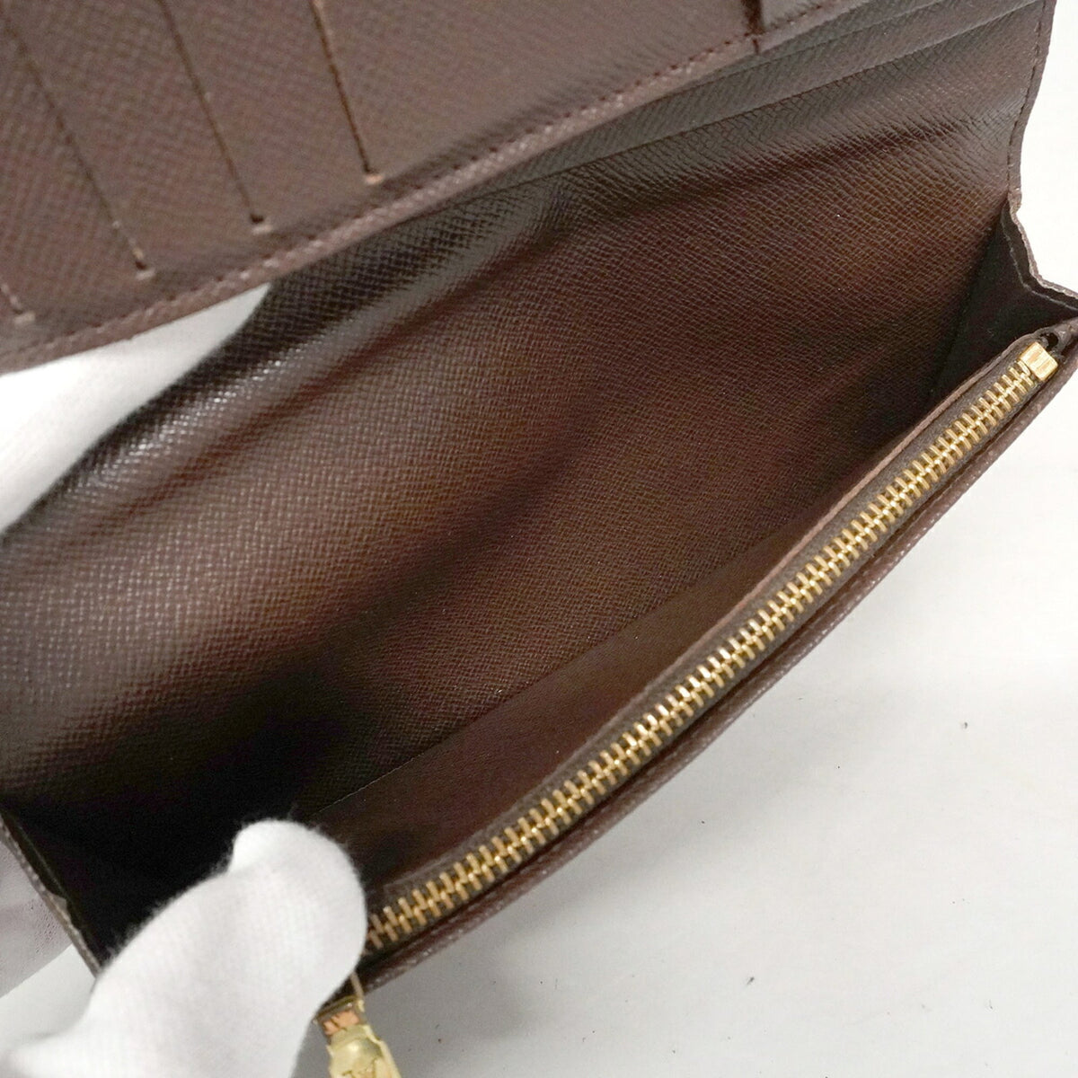 Louis Vuitton Ebene Long Wallet (Bi-Fold) (Pre-Owned)