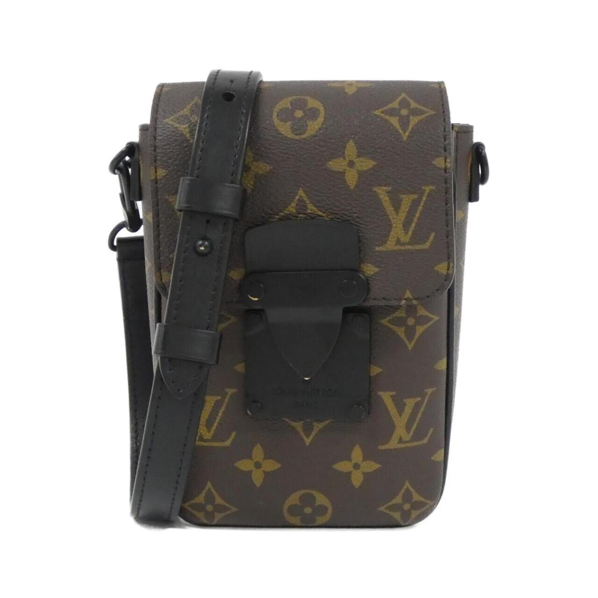 Louis Vuitton Brown Coated Canvas Shoulder Bag (Pre-Owned)