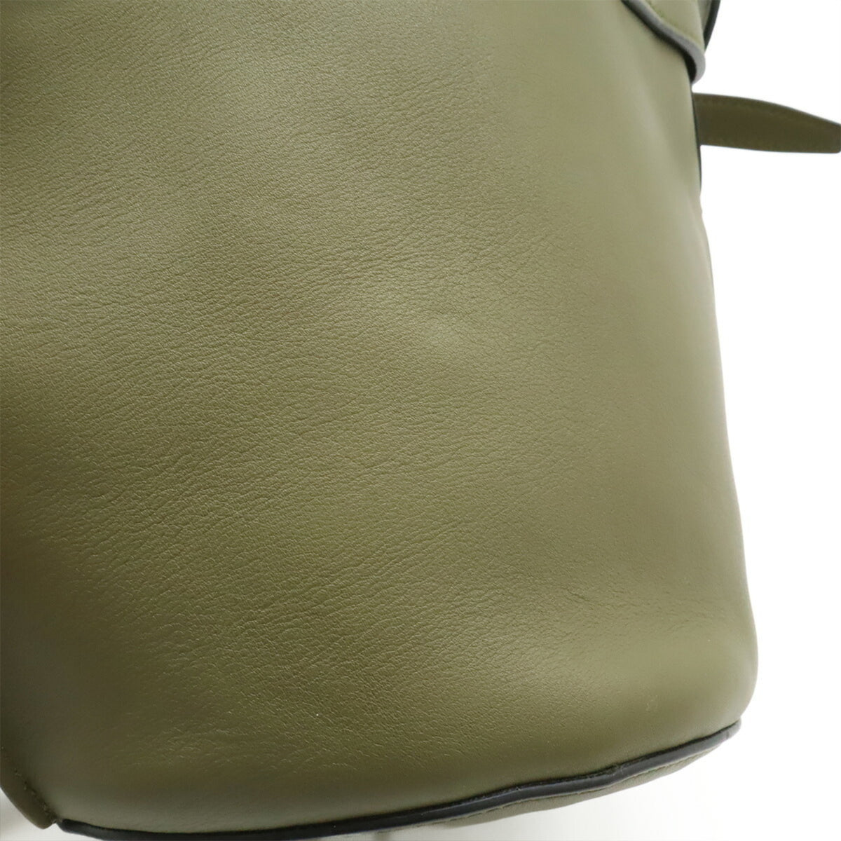 Celine Green Khaki Leather Handbag Shoulder Bag (Pre-Owned)