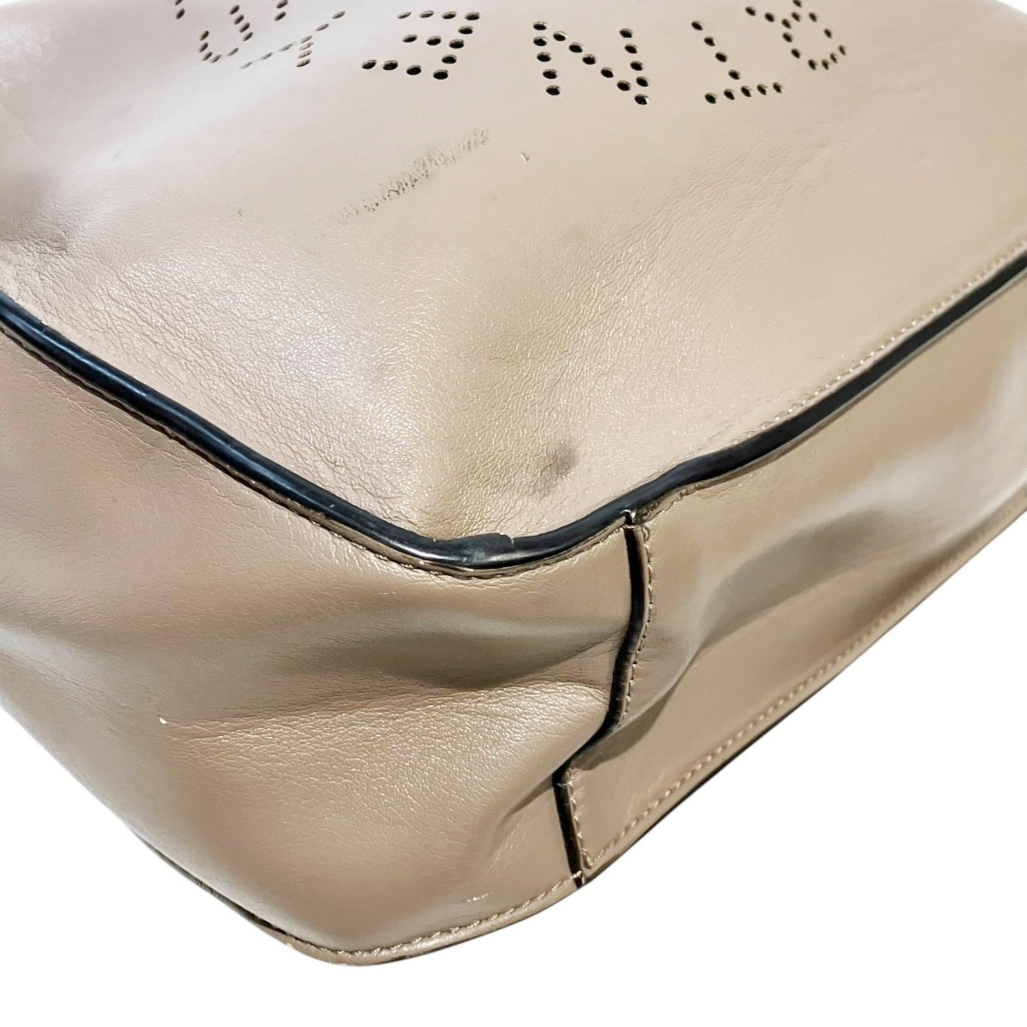 Stella Mccartney Beige Leather Shoulder Bag (Pre-Owned)