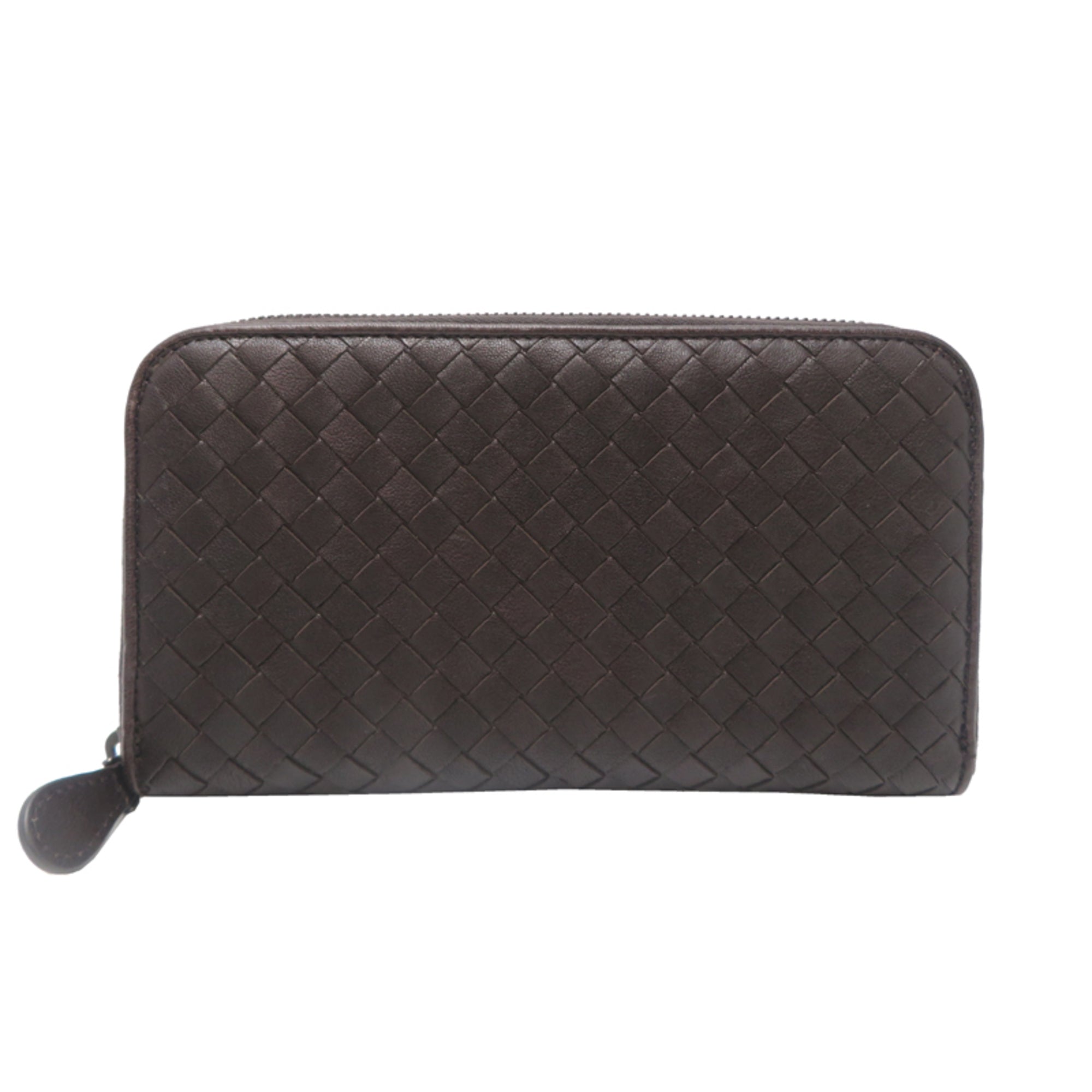 Bottega Veneta Brown Leather Long Wallet (Bi-Fold) (Pre-Owned)