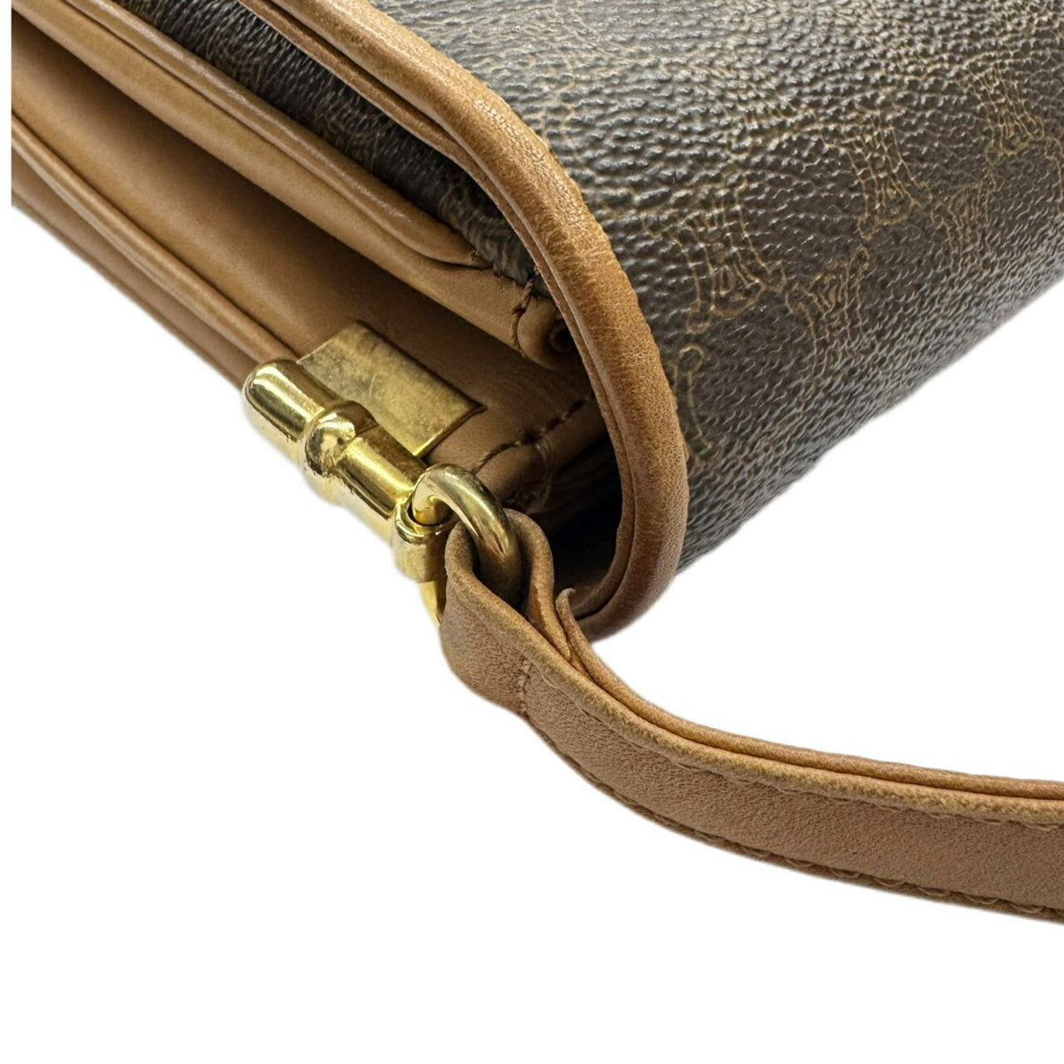 Celine Brown Pvc Shoulder Bag (Pre-Owned)