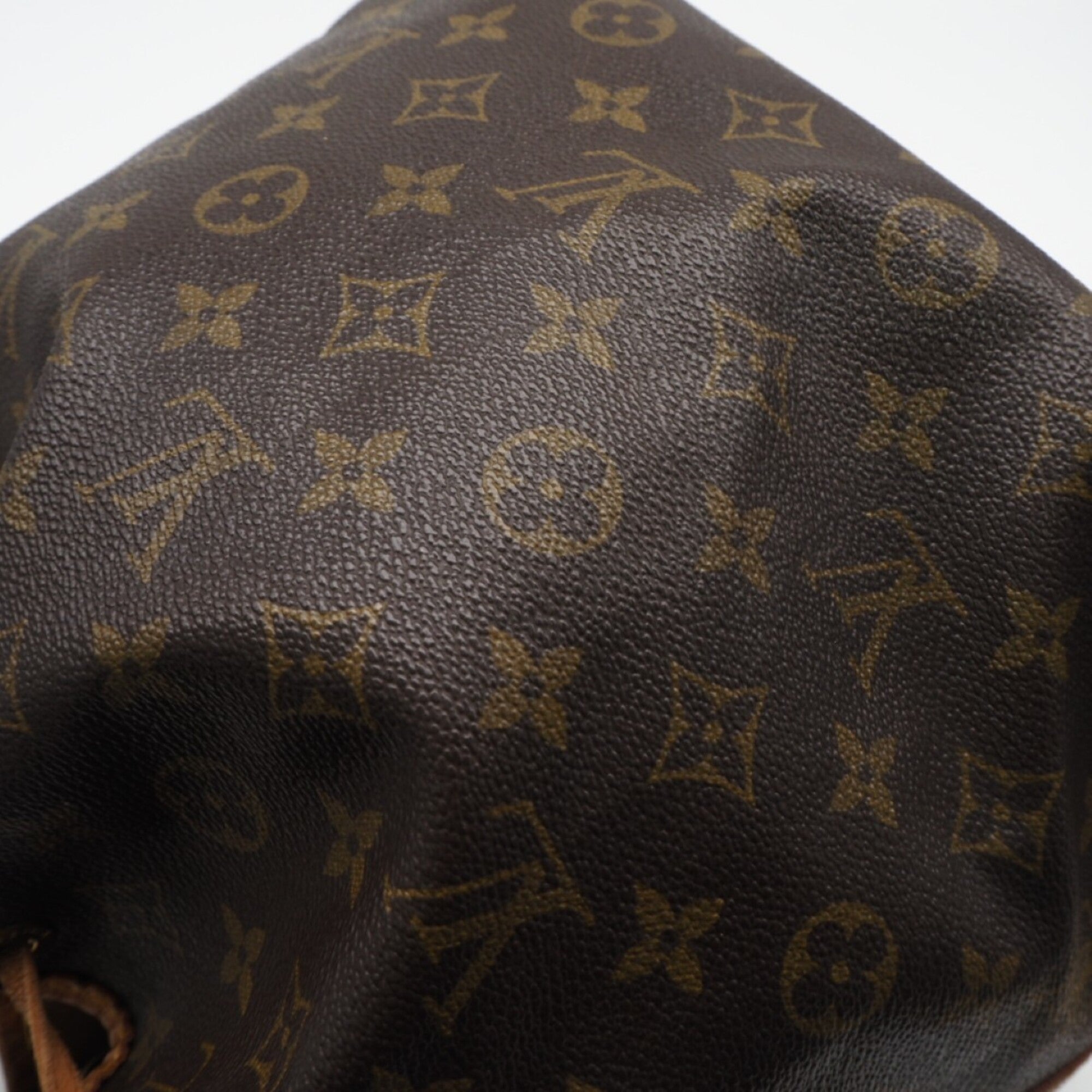 Louis Vuitton Brown Coated Canvas Leather Shoulder Bag (Pre-Owned)