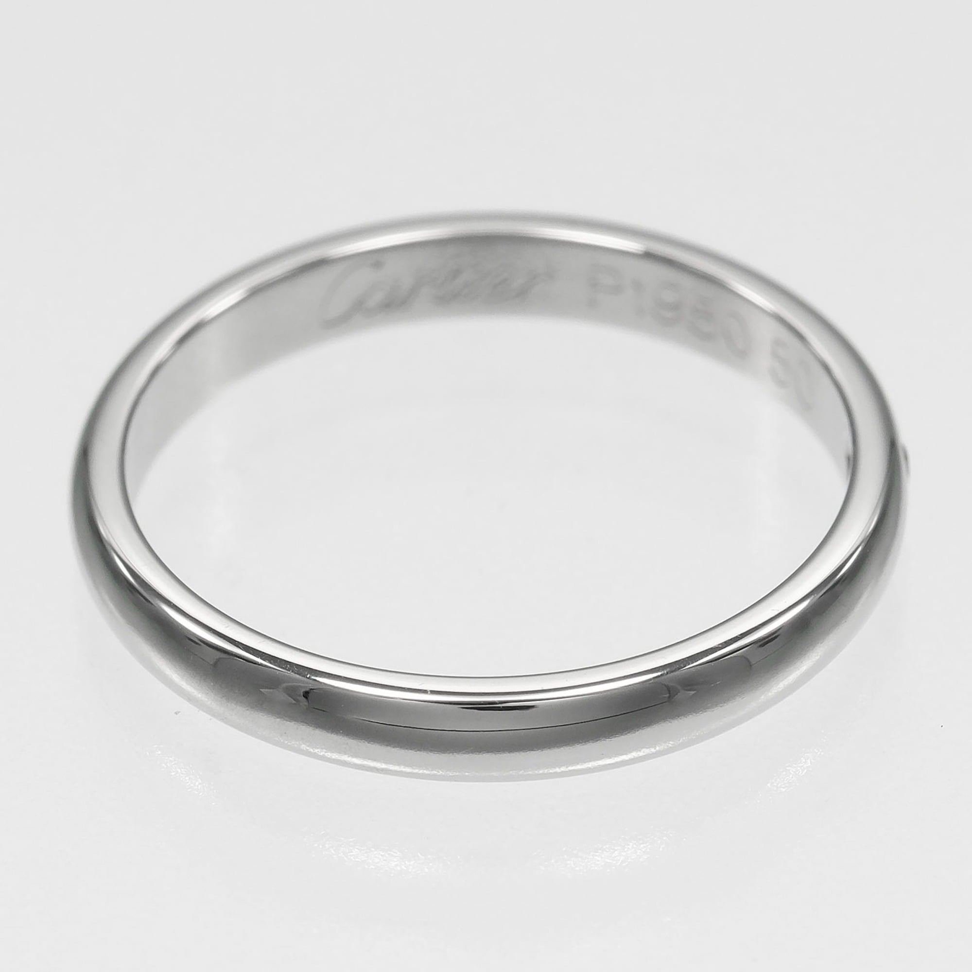 Cartier Platinum 950 Band Ring (Pre-Owned)