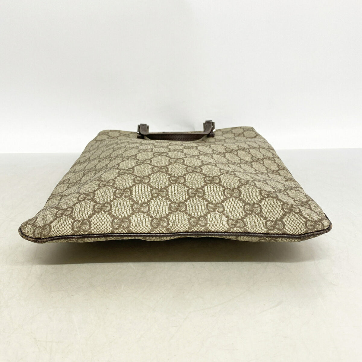 Gucci Beige Brown Pvc Handbag (Pre-Owned)