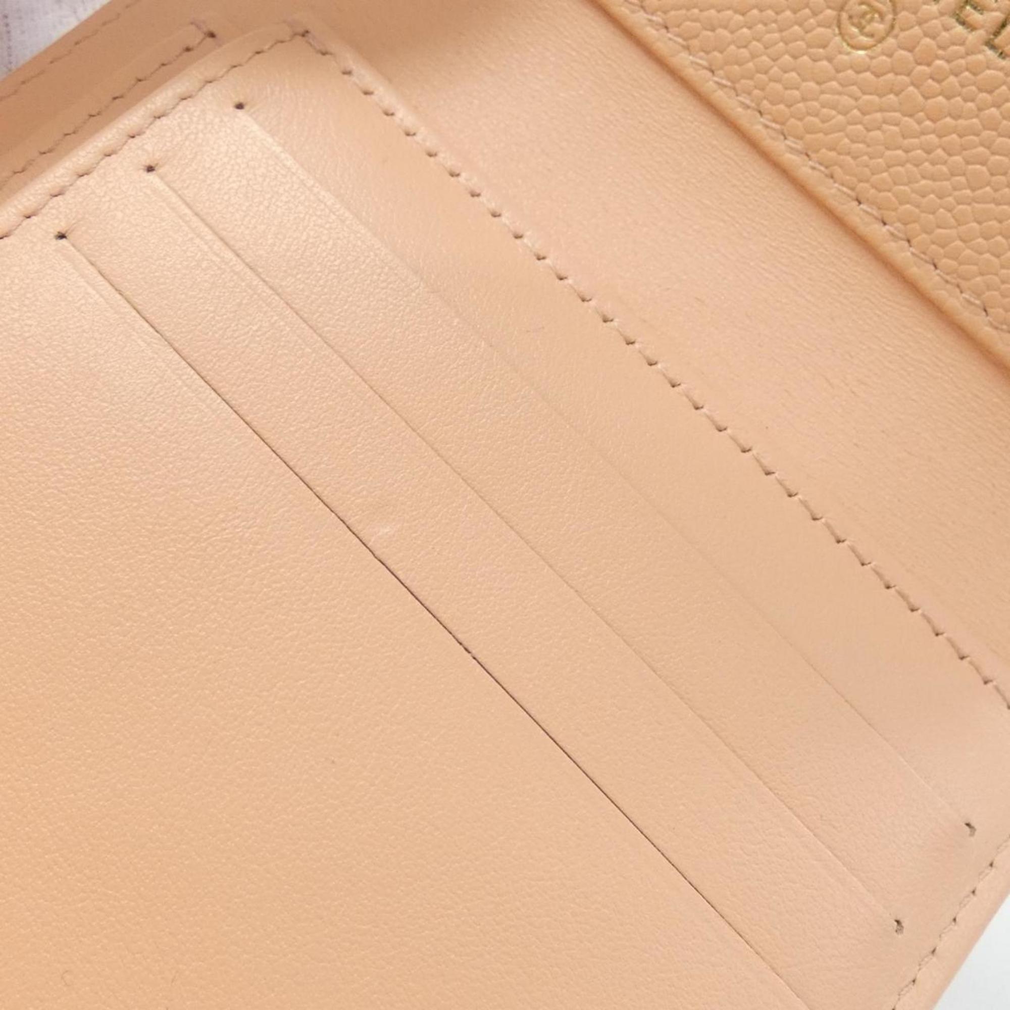 Chanel Pink Caviar Leather Coin Purse/Coin Case (Pre-Owned)