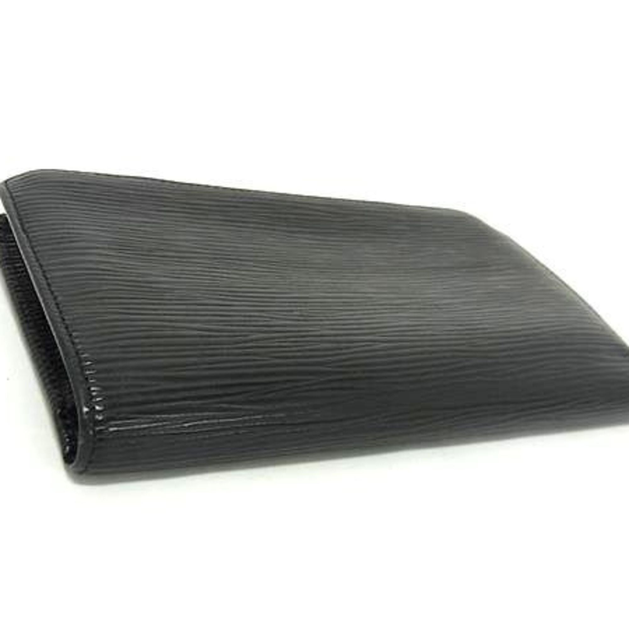 Louis Vuitton Black Epi Leather Long Bill Wallet (Bi-Fold) (Pre-Owned)