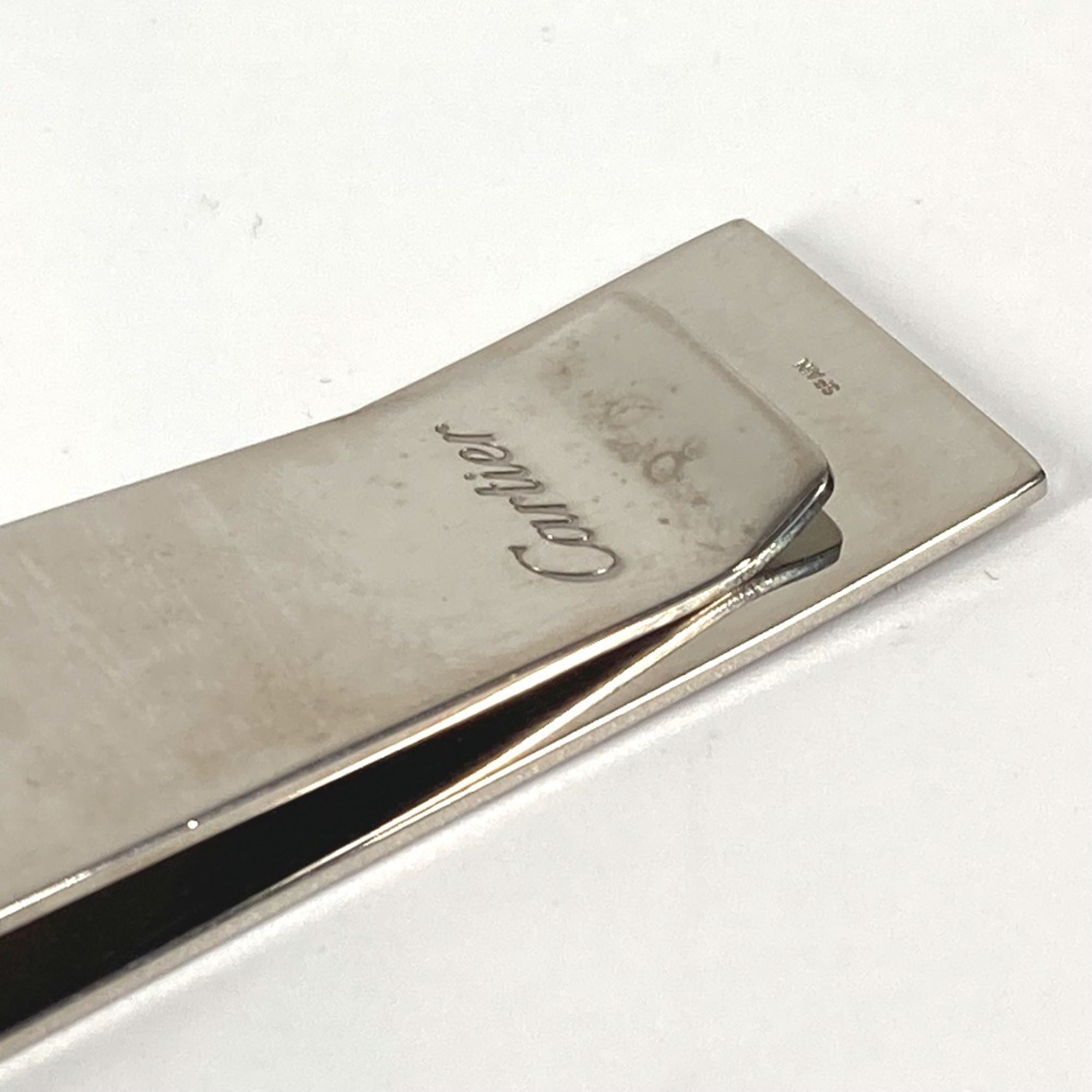 Cartier Silver Stainless Steel Money Clip (Pre-Owned)