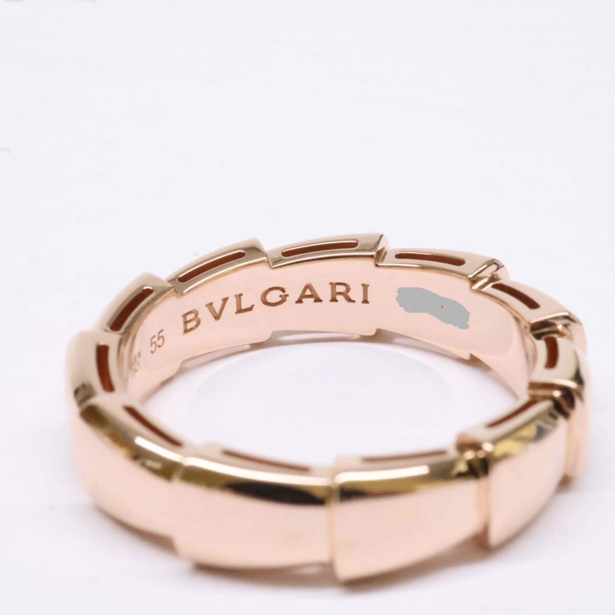 Bvlgari Rose Gold Rose Gold (18K) Band Ring (Pre-Owned)