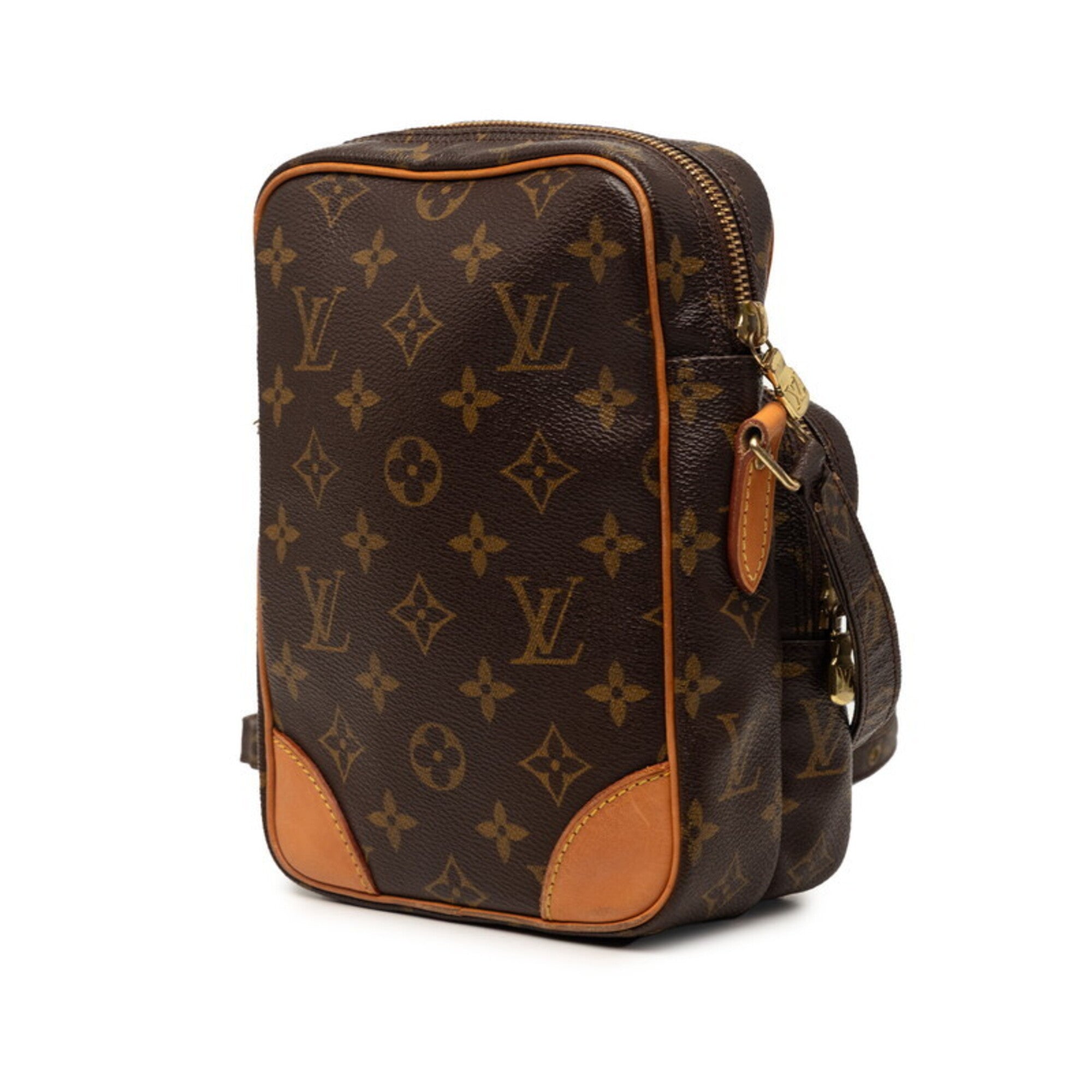 Louis Vuitton Brown Pvc Leather Shoulder Bag (Pre-Owned)