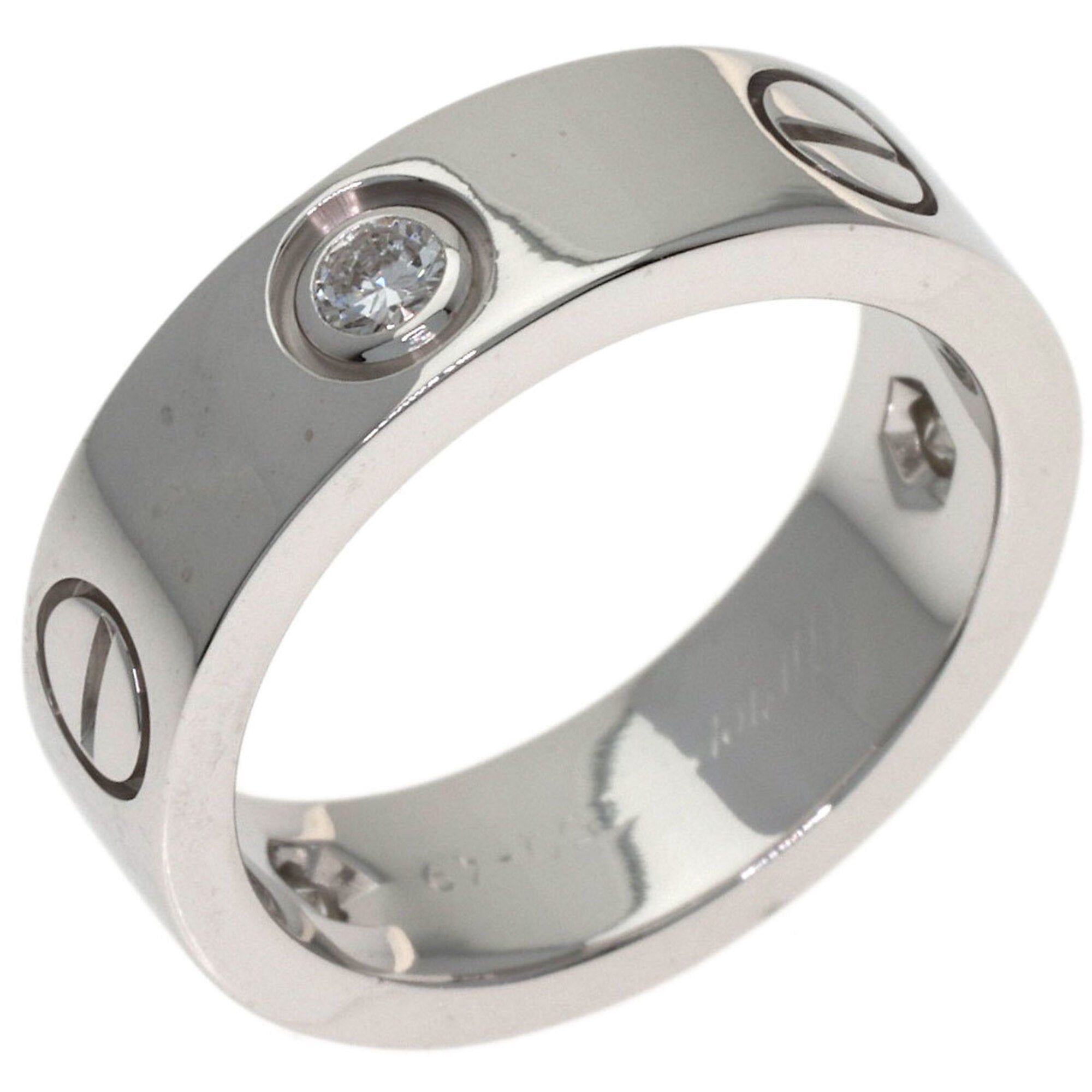 Cartier Love White Gold (18K) Band Ring (Pre-Owned)