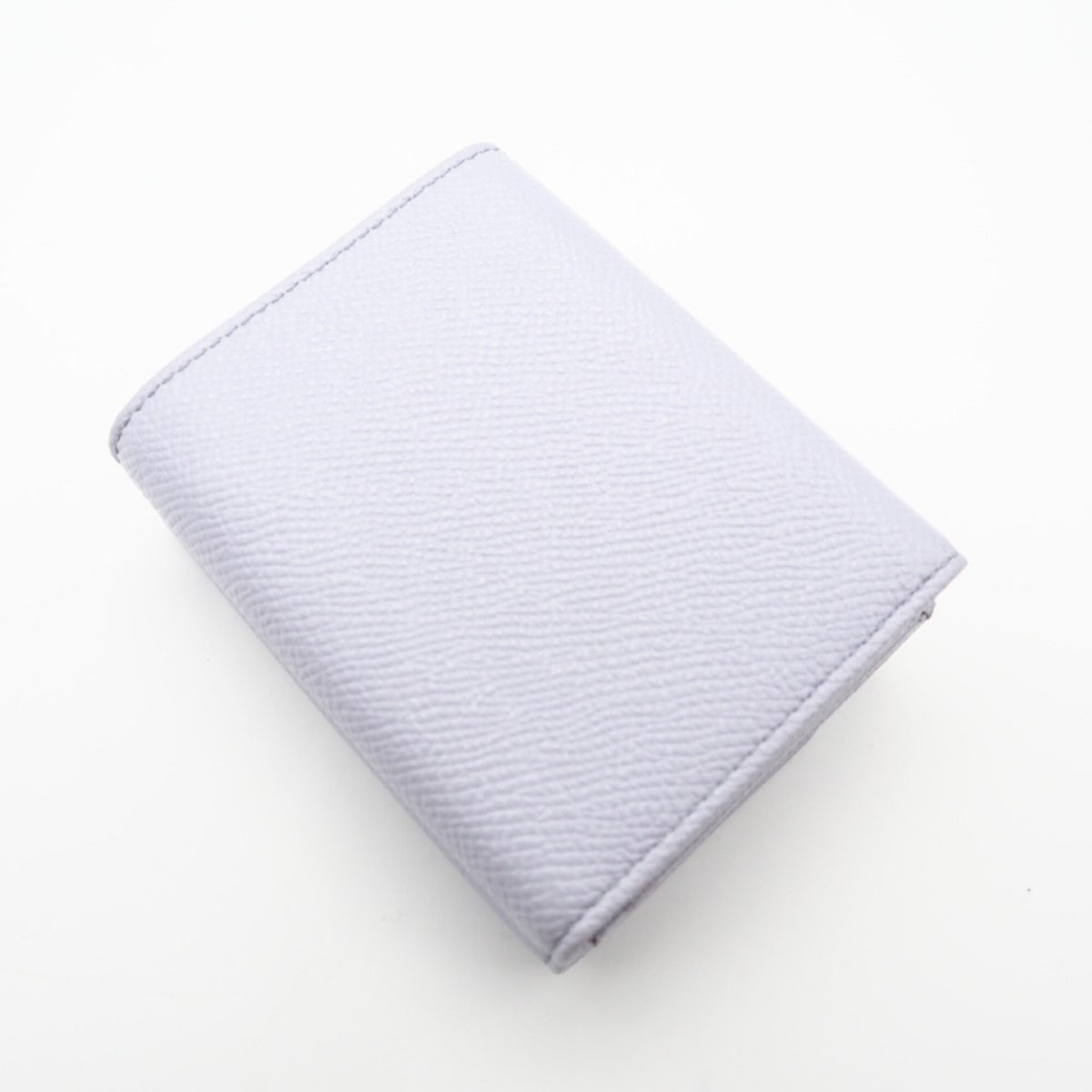 Bvlgari Purple Leather Wallet (Tri-Fold) (Pre-Owned)