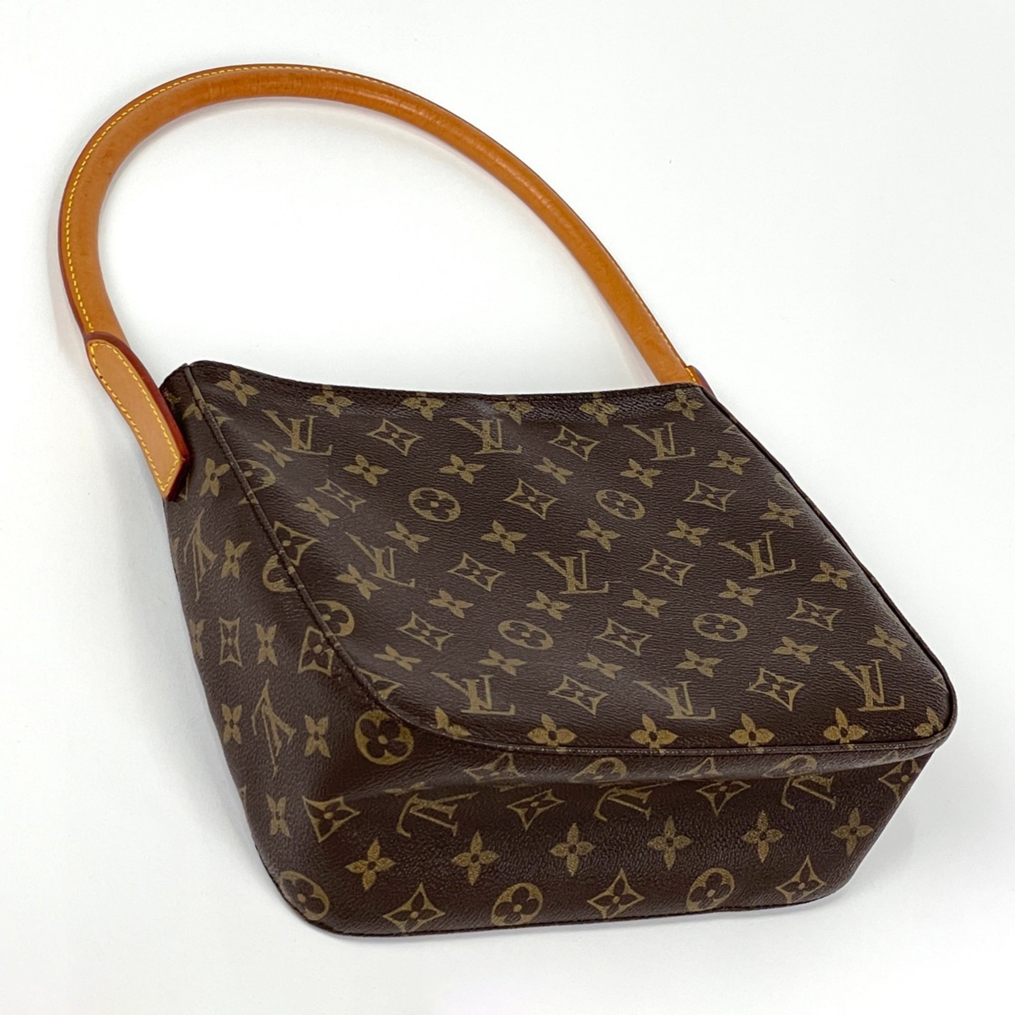 Louis Vuitton Brown Monogram Shoulder Bag (Pre-Owned)