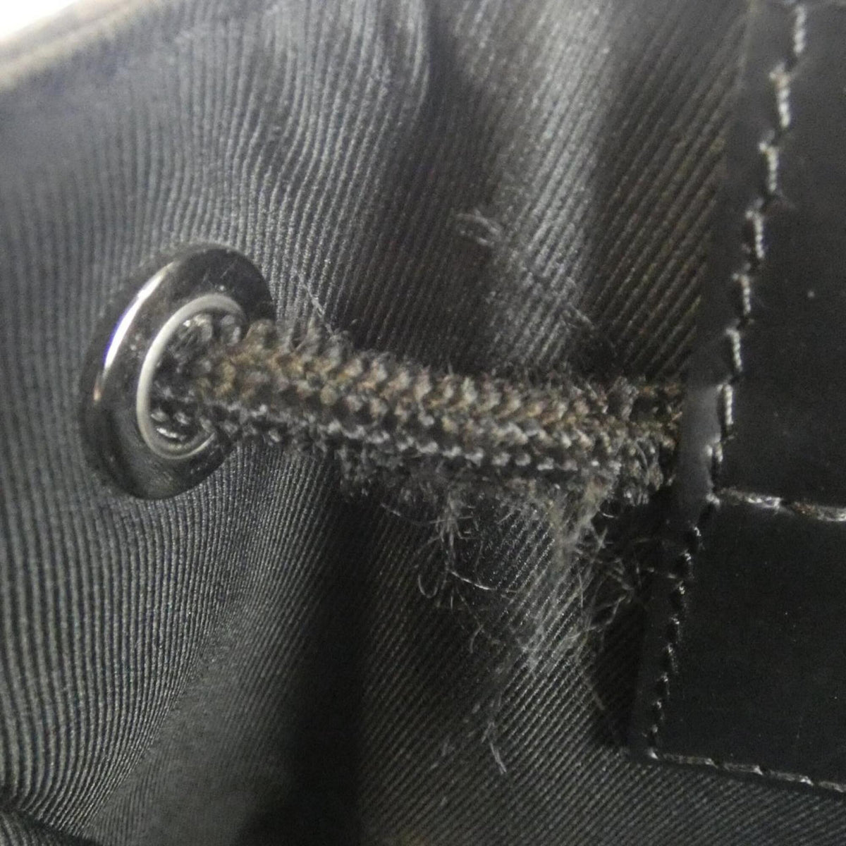 Louis Vuitton Black Coated Canvas Backpack (Pre-Owned)