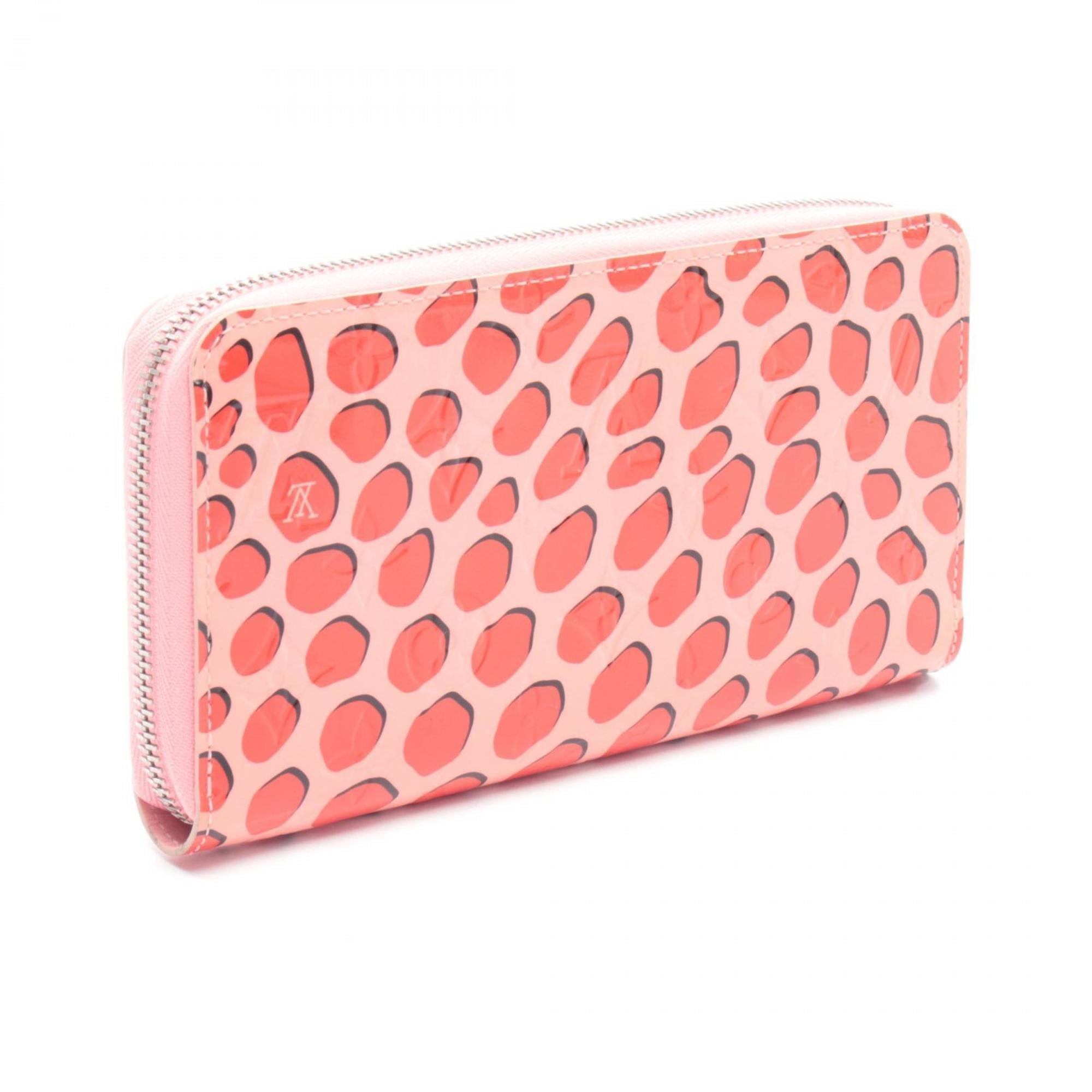 Louis Vuitton Black Pink Red Color Vernis Long Wallet (Bi-Fold) (Pre-Owned)