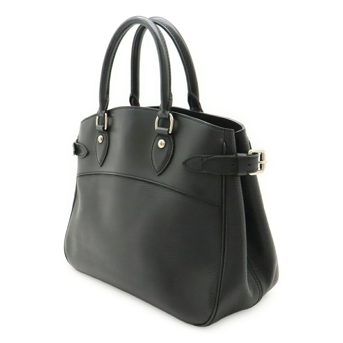 Louis Vuitton Noir Epi Leather Handbag Shoulder Bag Tote Bag (Pre-Owned)