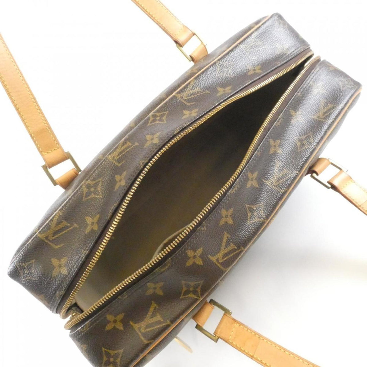 Louis Vuitton Brown Coated Canvas Shoulder Bag (Pre-Owned)