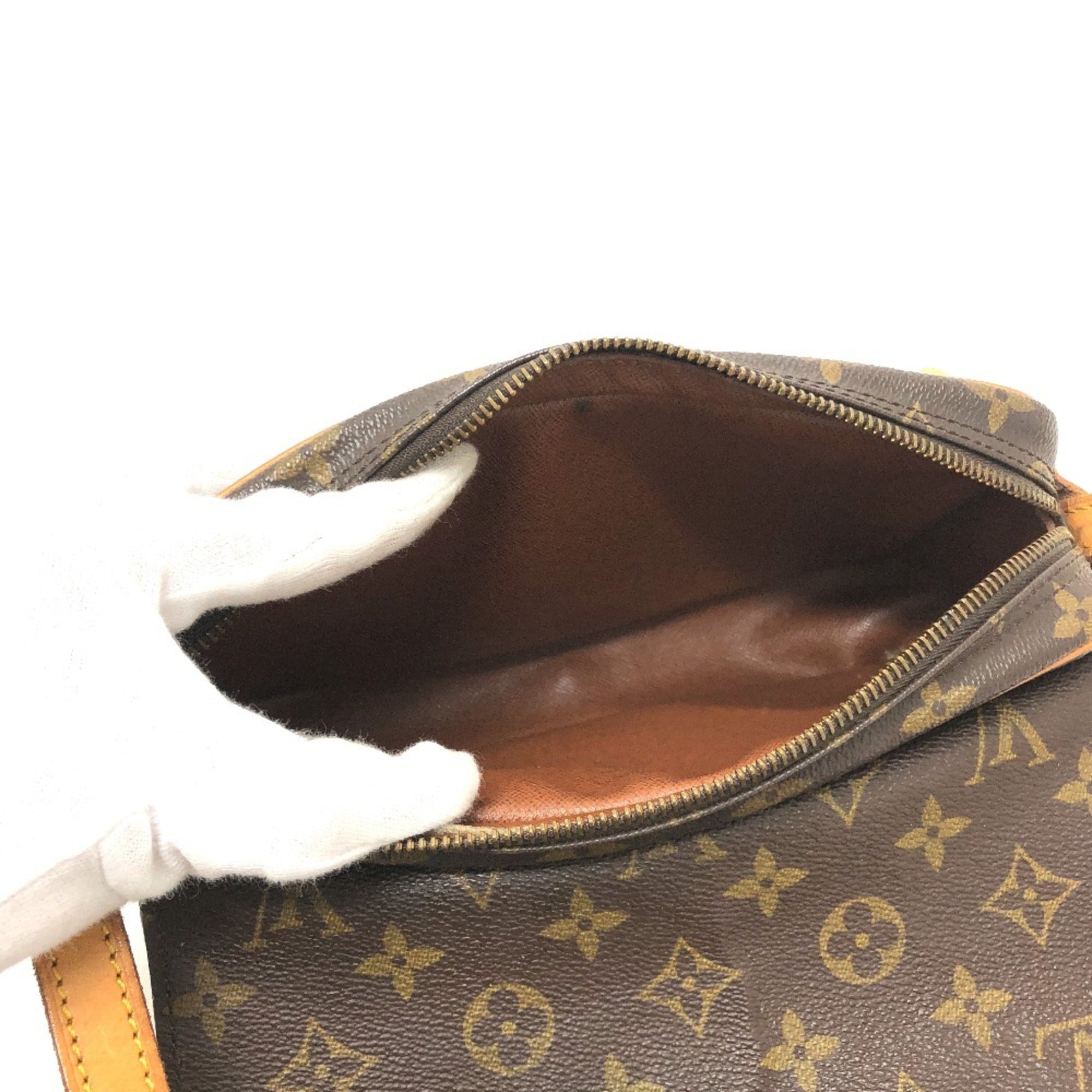 Louis Vuitton Brown Monogram Canvas Pochette Shoulder Bag (Pre-Owned)