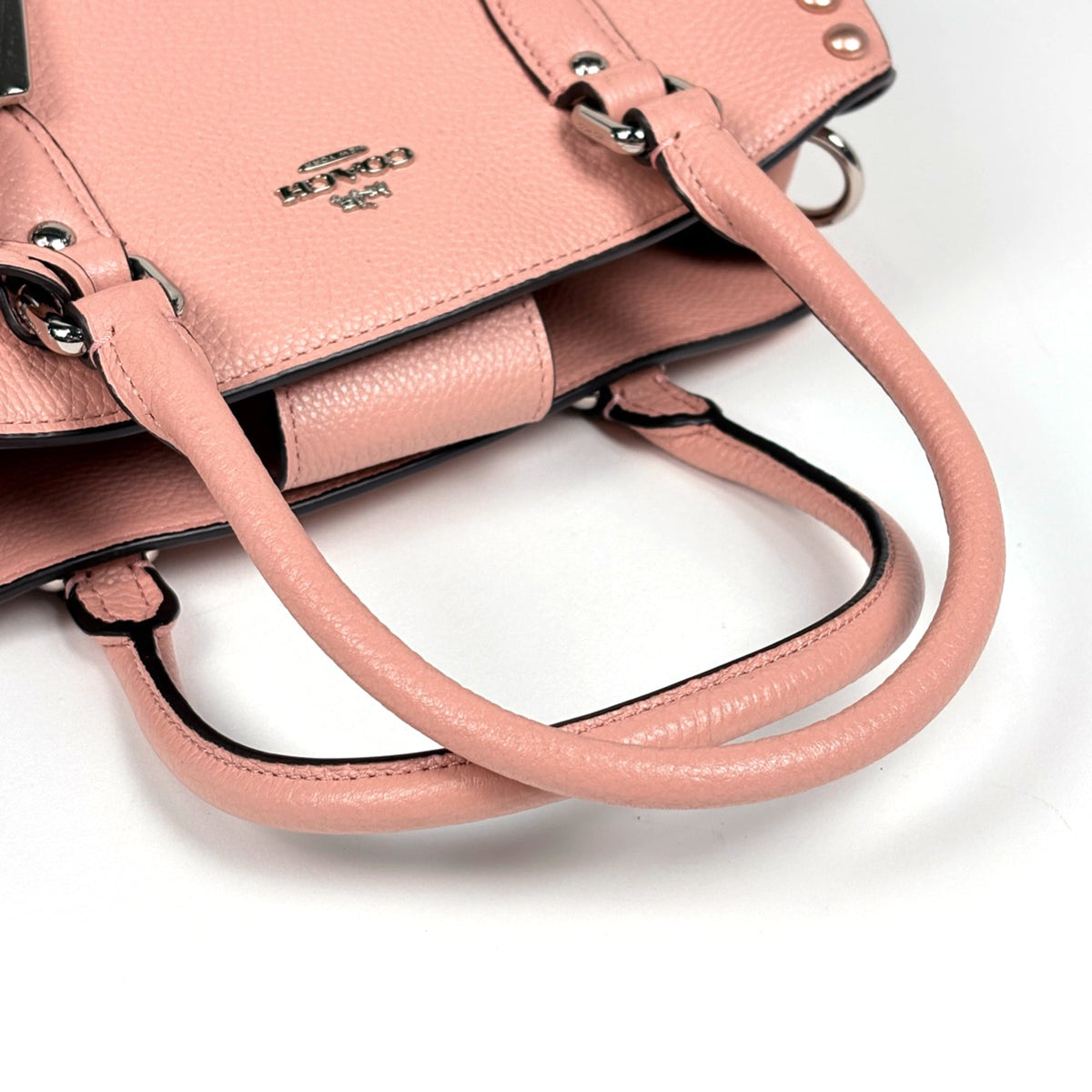 Coach Pink Leather Handbag (Pre-Owned)