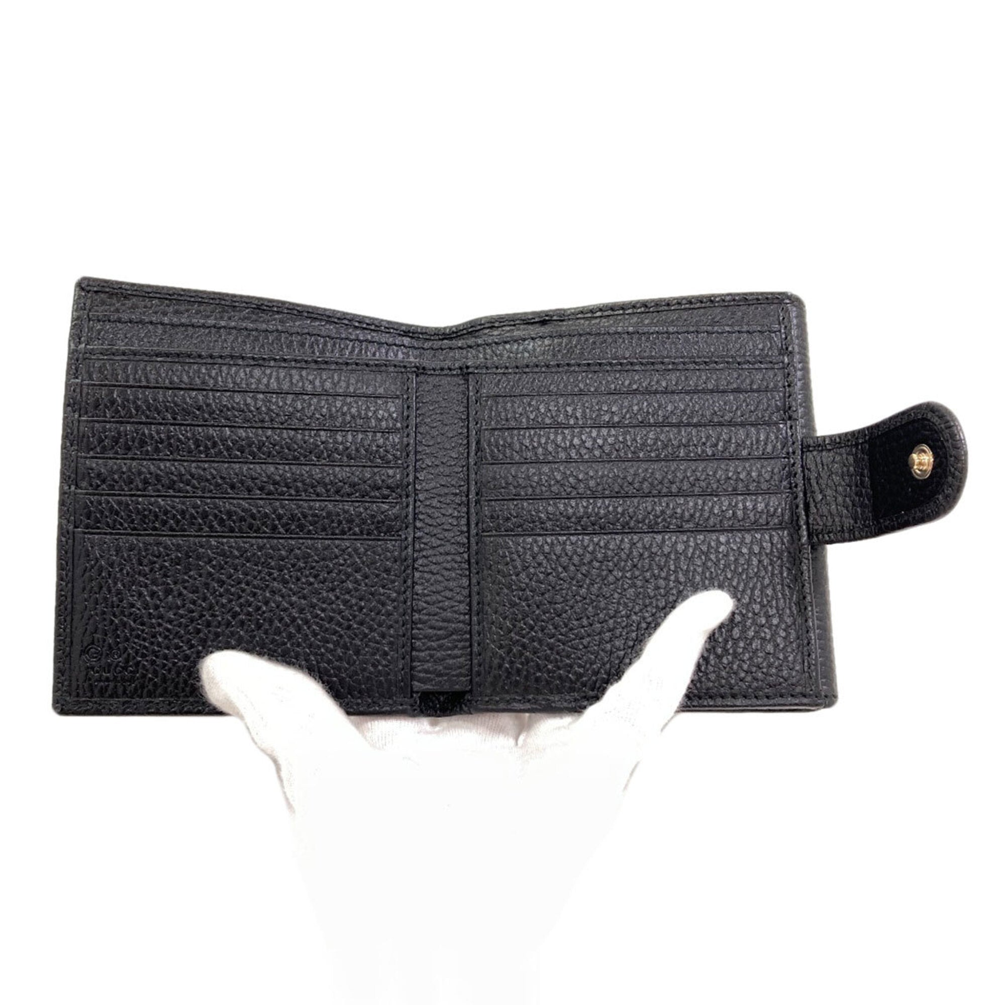 Gucci Black Leather Wallet (Bi-Fold) (Pre-Owned)