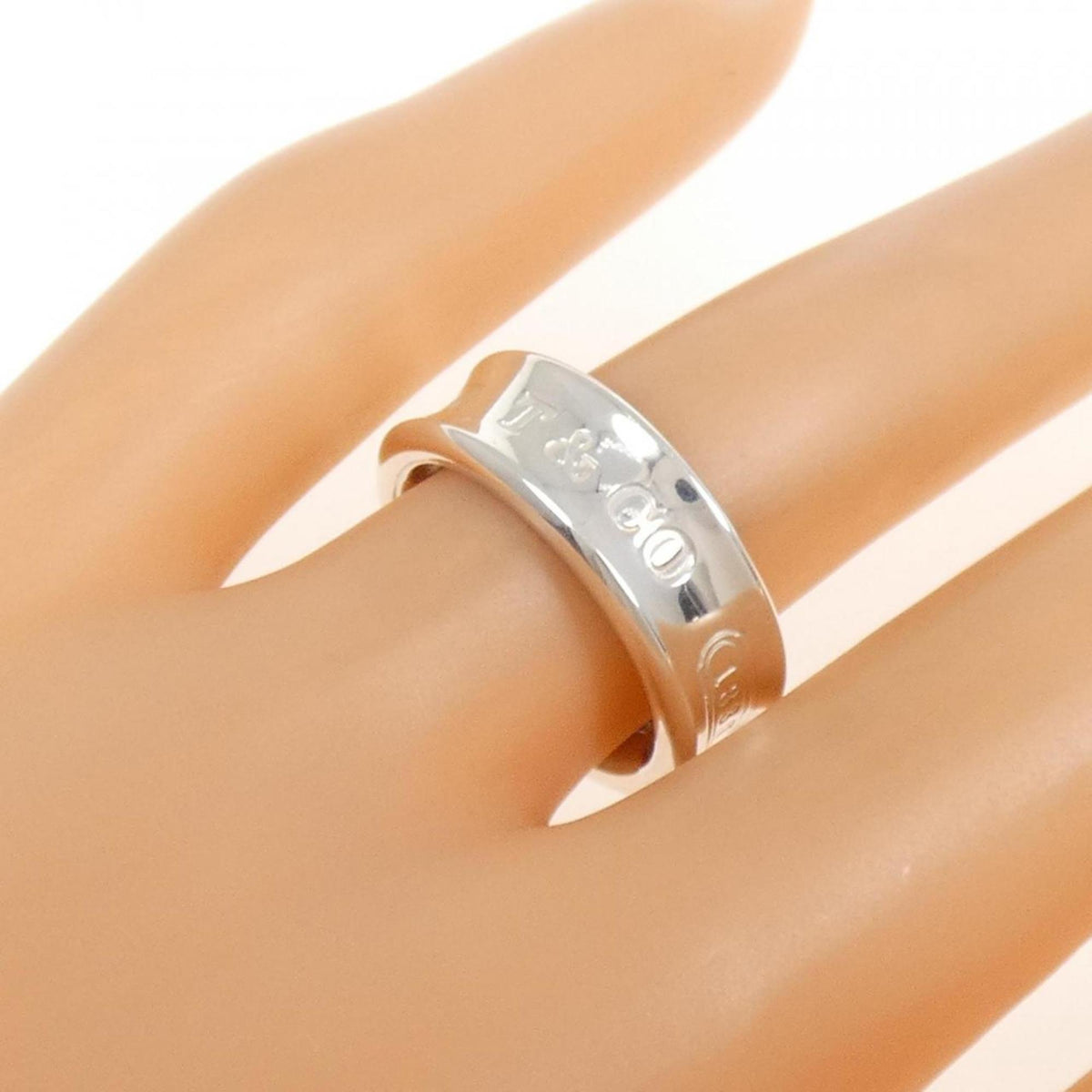 Tiffany Silver 925 Band Ring (Pre-Owned)