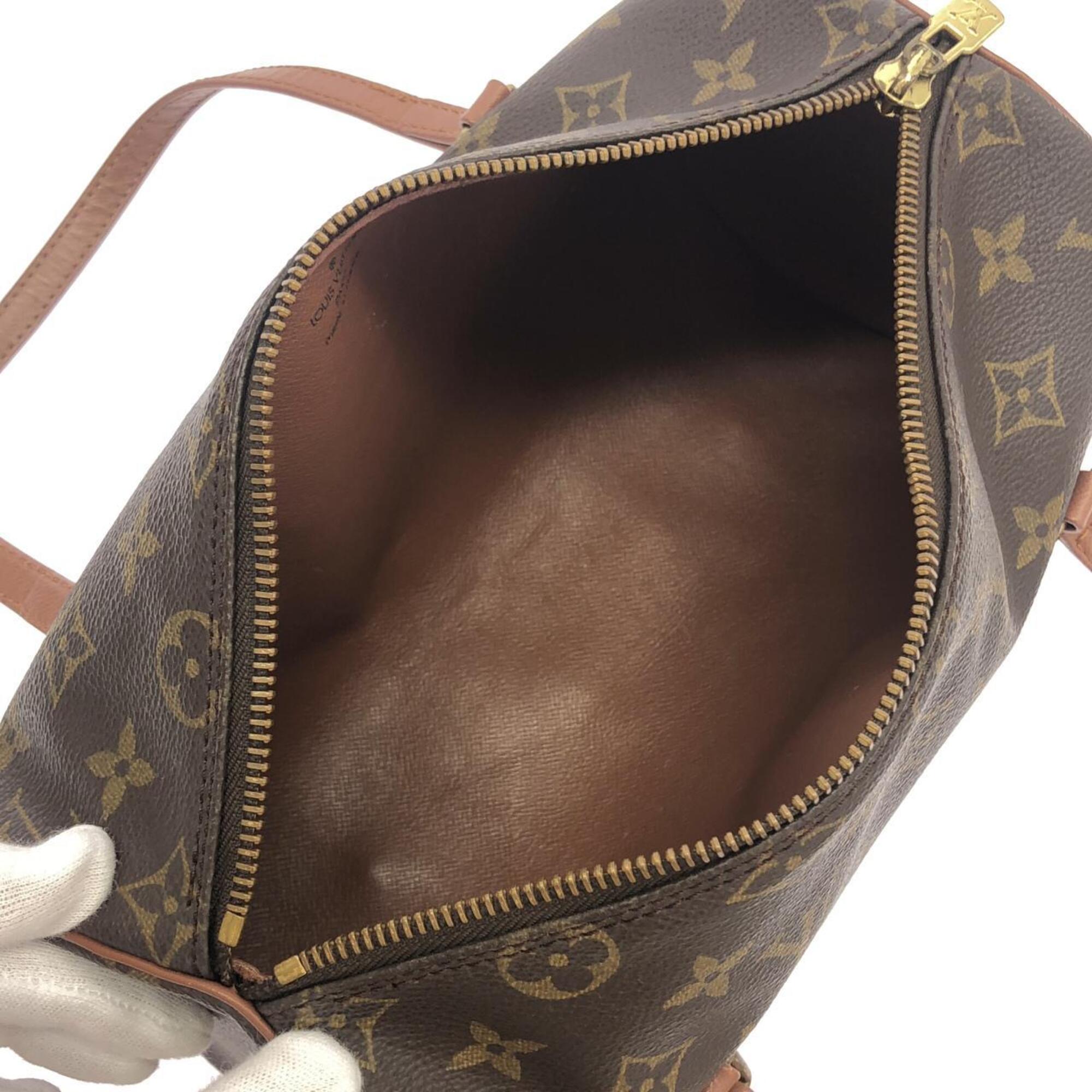 Louis Vuitton Marron Coated Canvas Handbag (Pre-Owned)