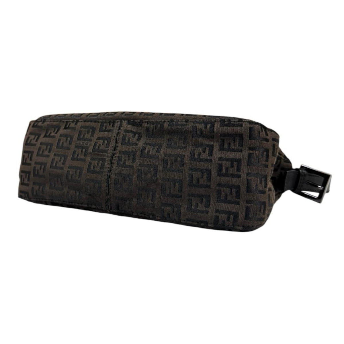 Fendi Brown Canvas Leather Handbag (Pre-Owned)