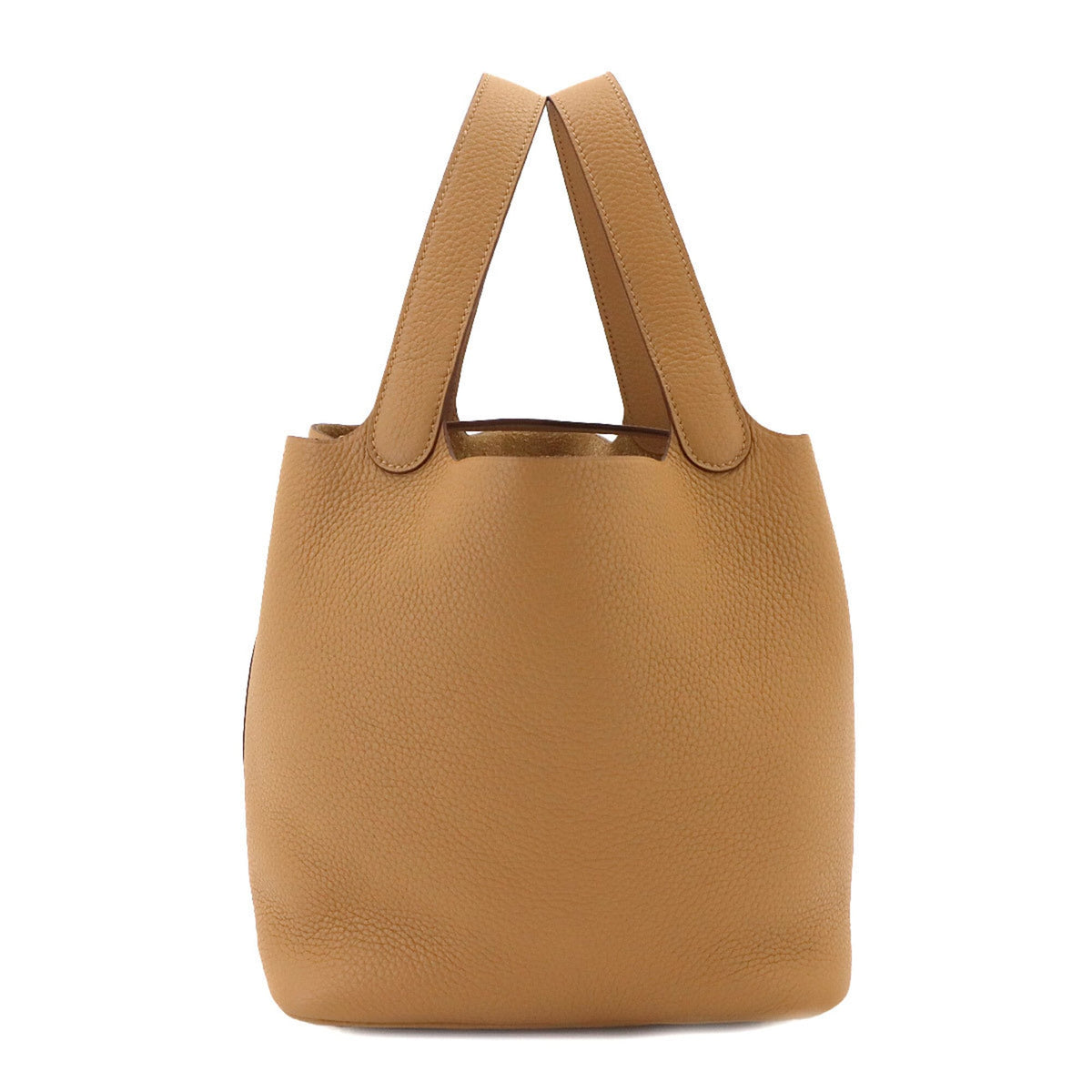 Piko Beige Brown Handbag (Pre-Owned)