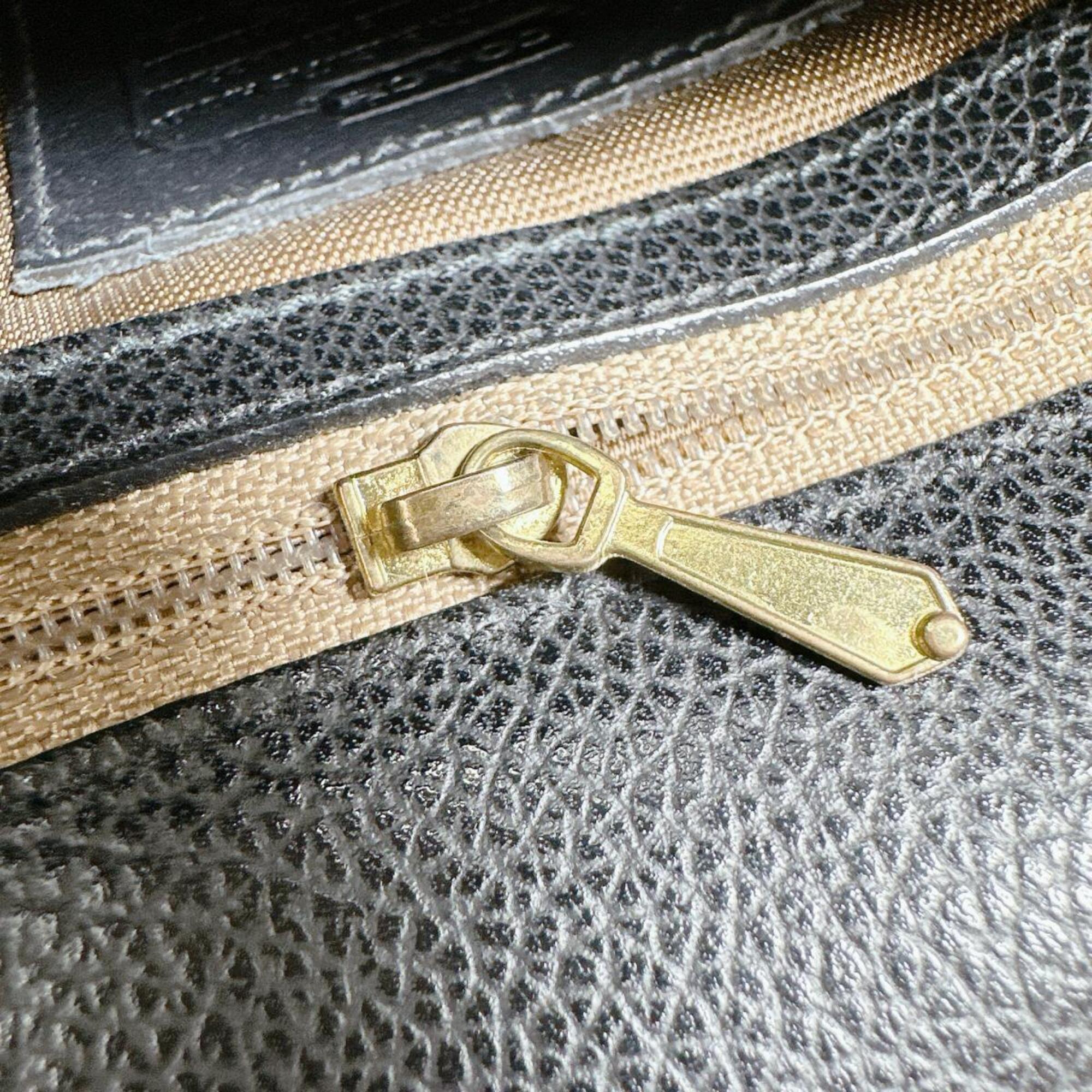 Coach Black Leather Handbag Shoulder Bag (Pre-Owned)