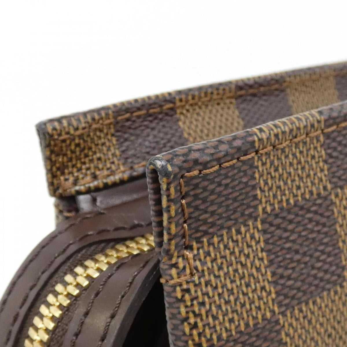 Louis Vuitton Damier Damier Canvas Ebene Damier Canvas Shoulder Bag (Pre-Owned)