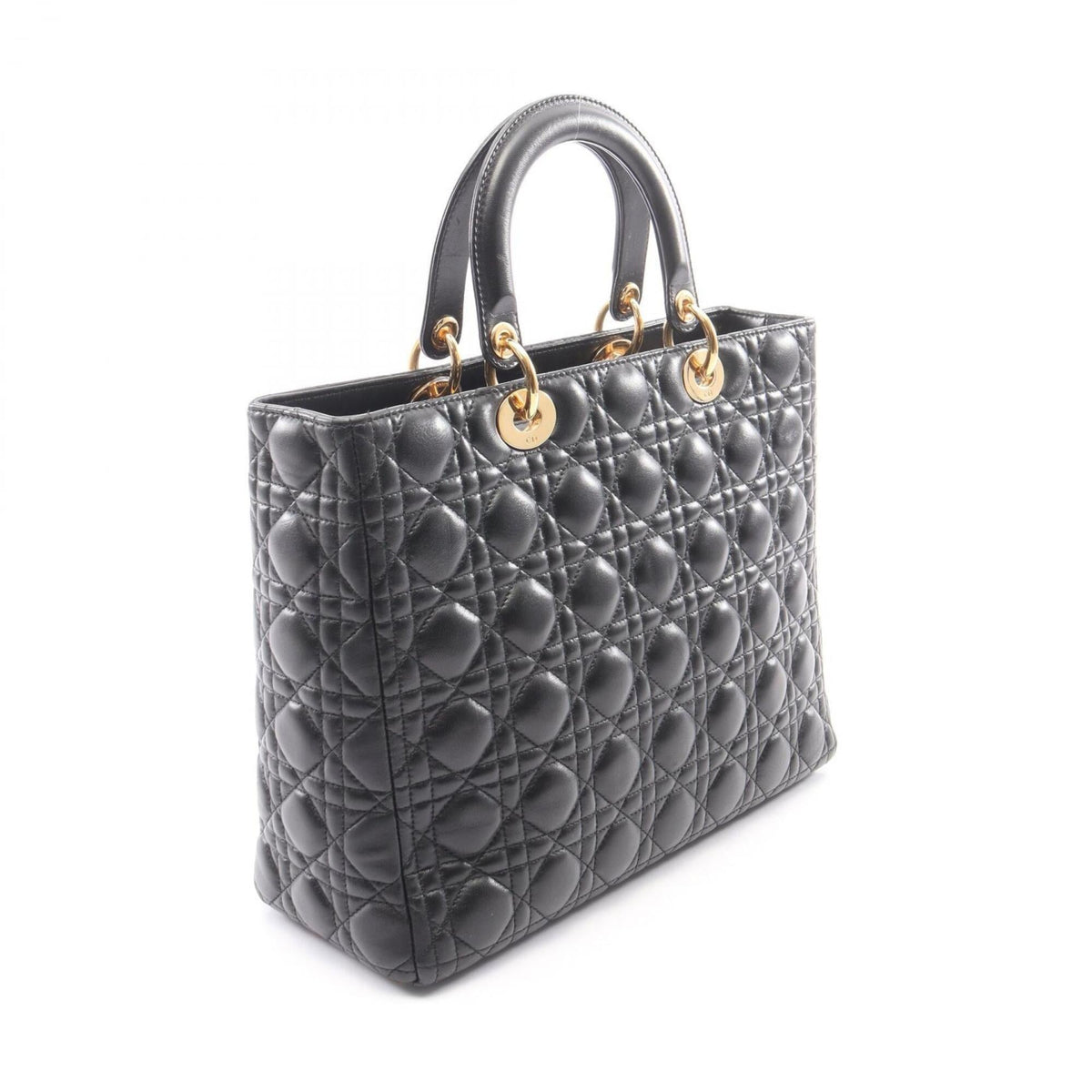Christian Dior Black Leather Handbag (Pre-Owned)